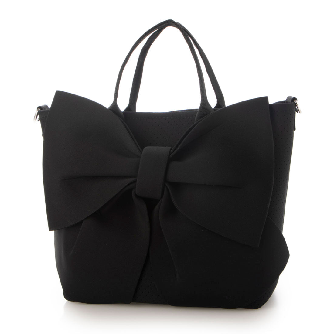 イグジスタンス EXISTENCE ダイバー素材リボントートバッグ （black） black