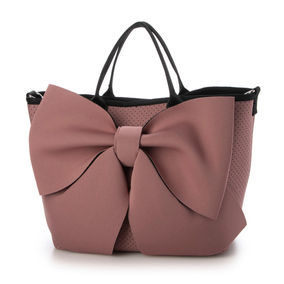 イグジスタンス EXISTENCE ダイバー素材リボントートバッグ （dusty pink） dusty pink