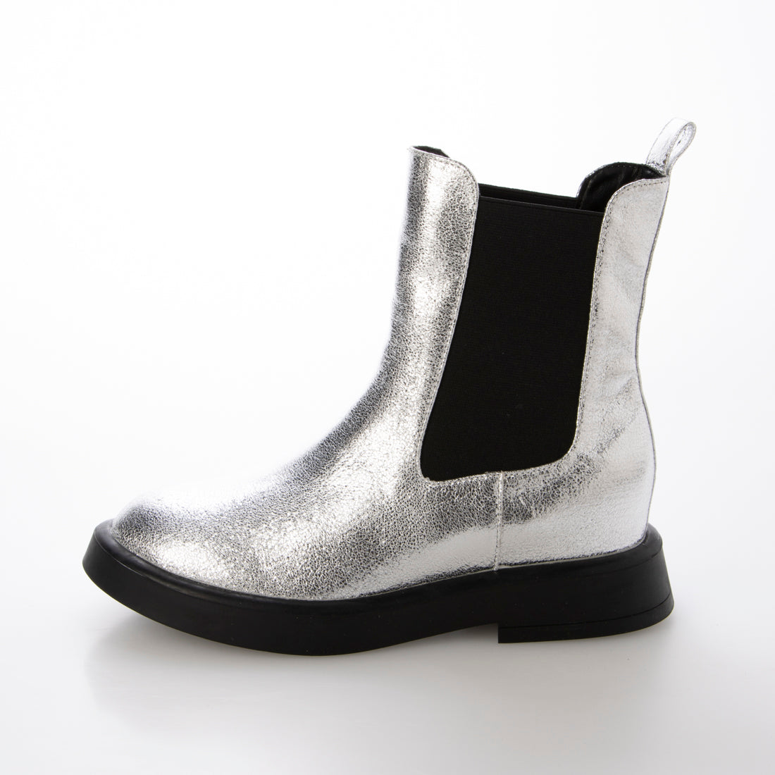 ファビーファビー FABBY FABBY. サイドゴアジョッキーショートブーツ （シルバー） シルバー