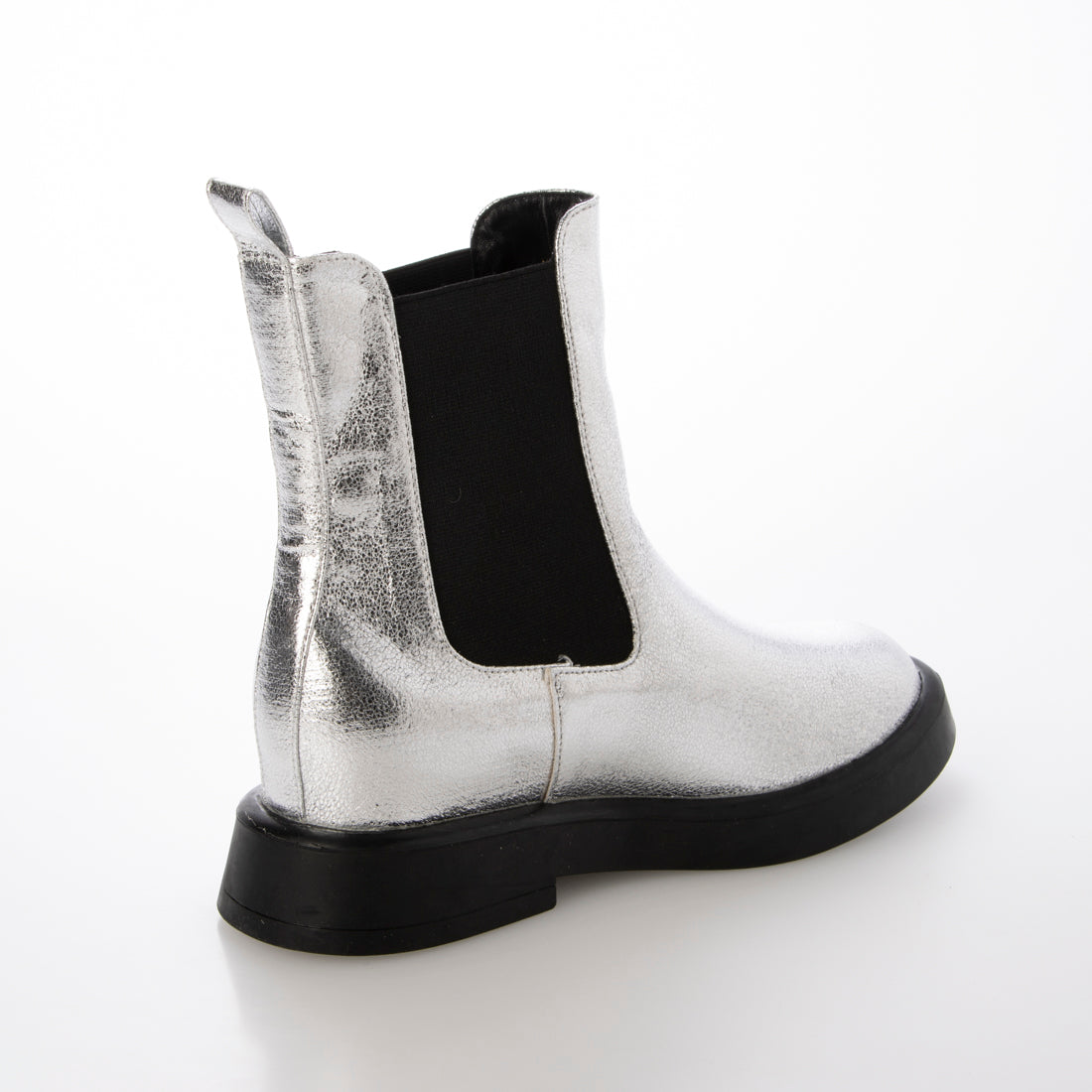 ファビーファビー FABBY FABBY. サイドゴアジョッキーショートブーツ （シルバー） シルバー