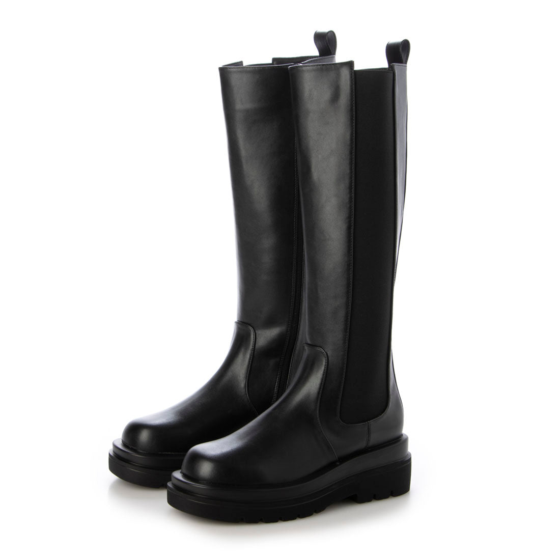 ファビーファビー FABBY FABBY. サイドゴアジップアップロングブーツ