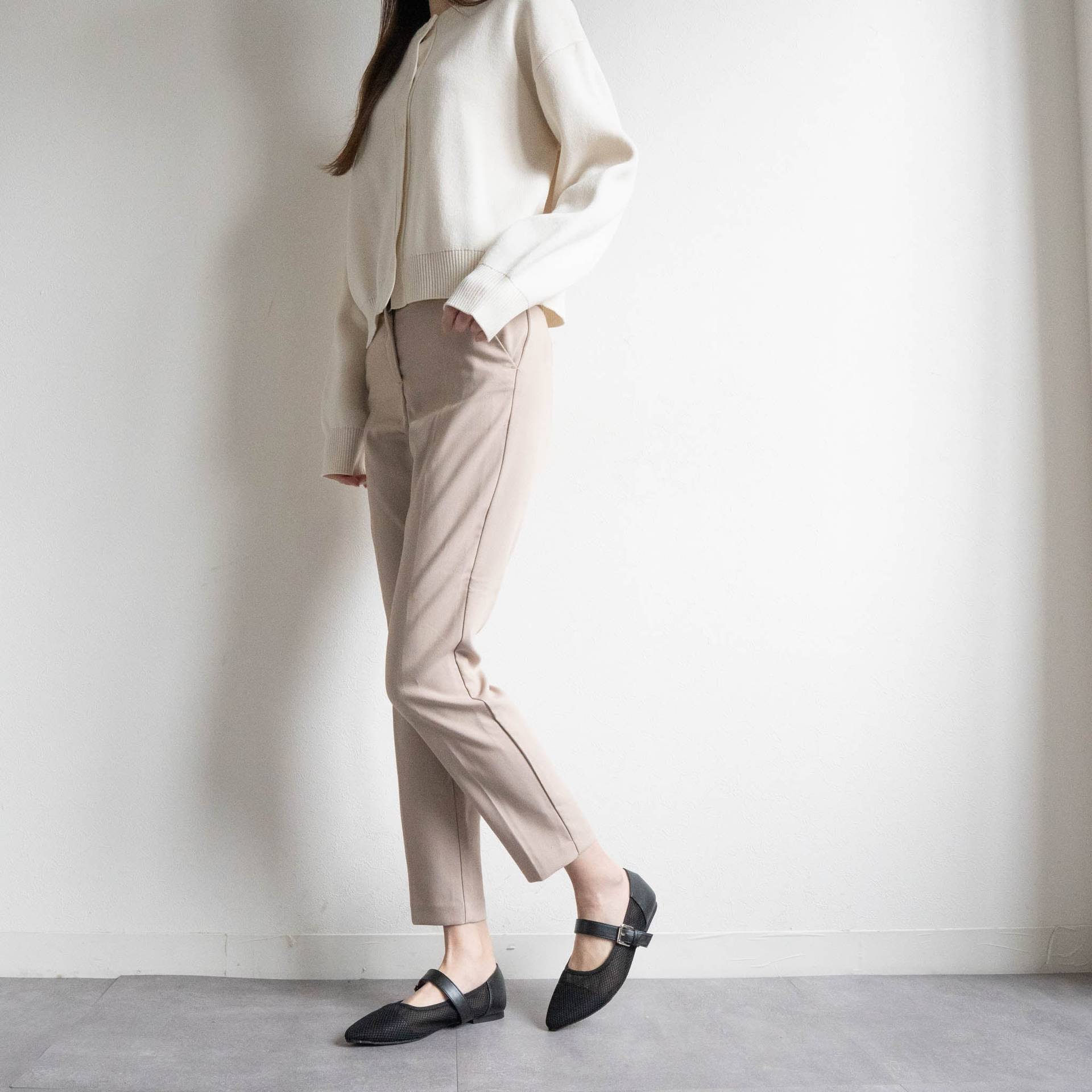 ファビーファビー FABBY FABBY. メッシュメリージェーンパンプス （ブラック） ブラック