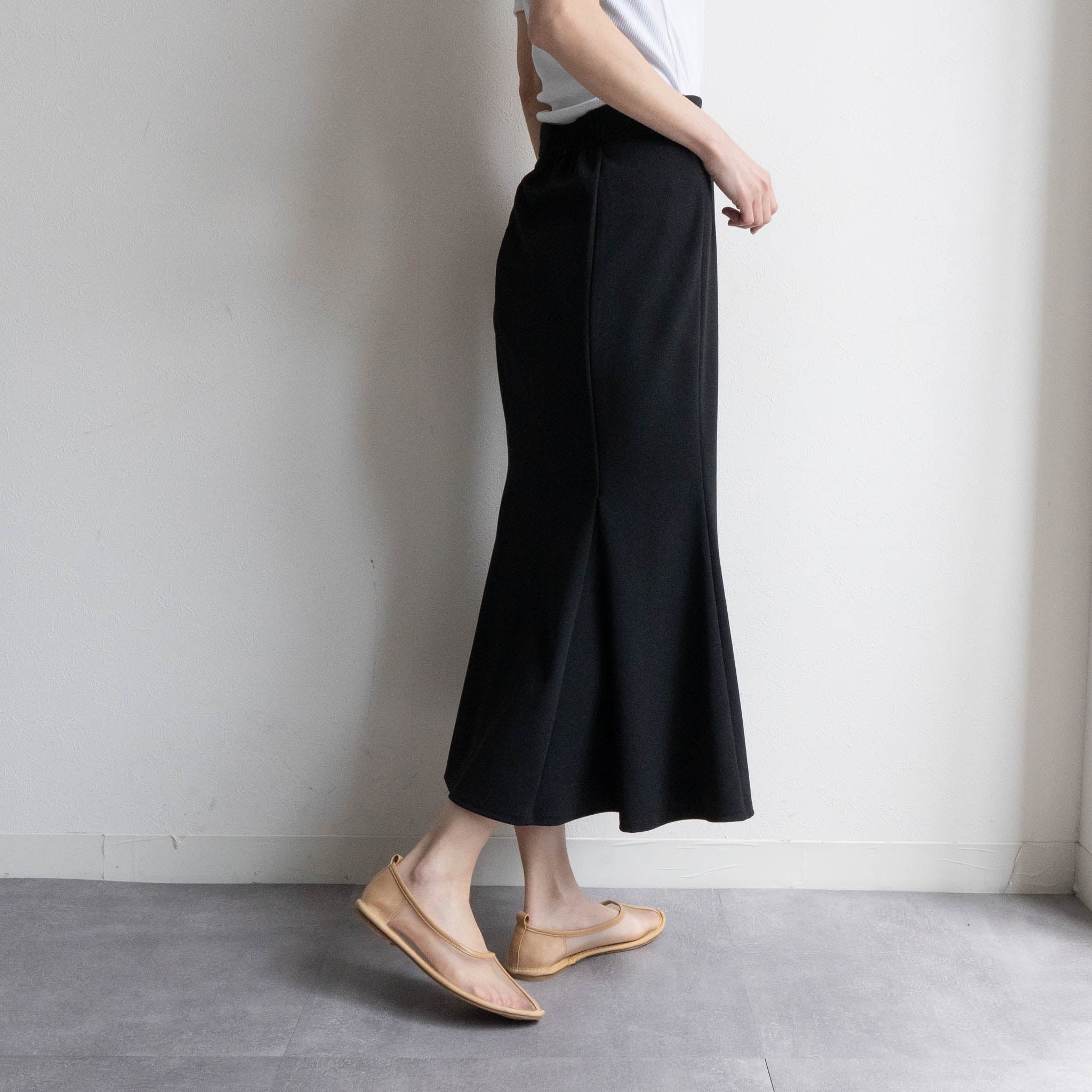 ファビーファビー FABBY FABBY. メッシュシアーフラットシューズ （BE） BE