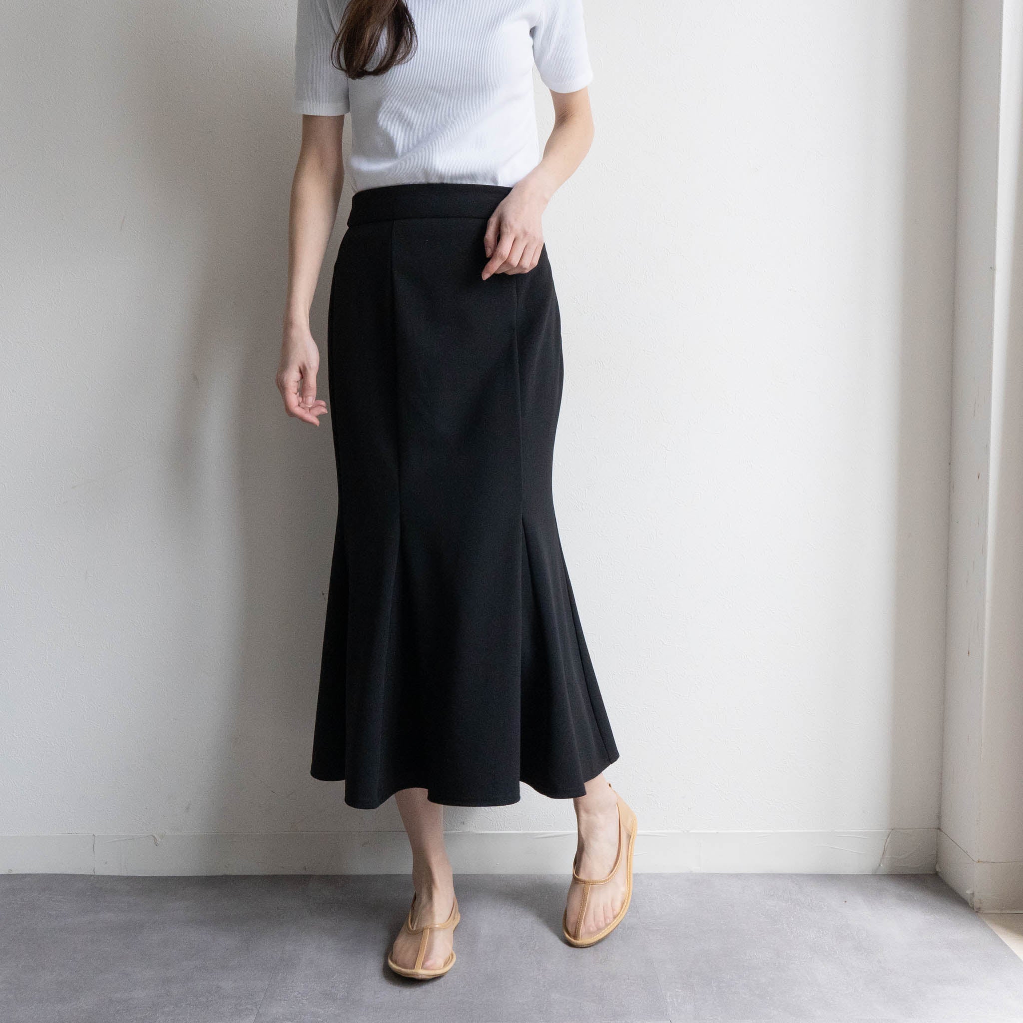 ファビーファビー FABBY FABBY. メッシュシアーフラットシューズ （BE） BE