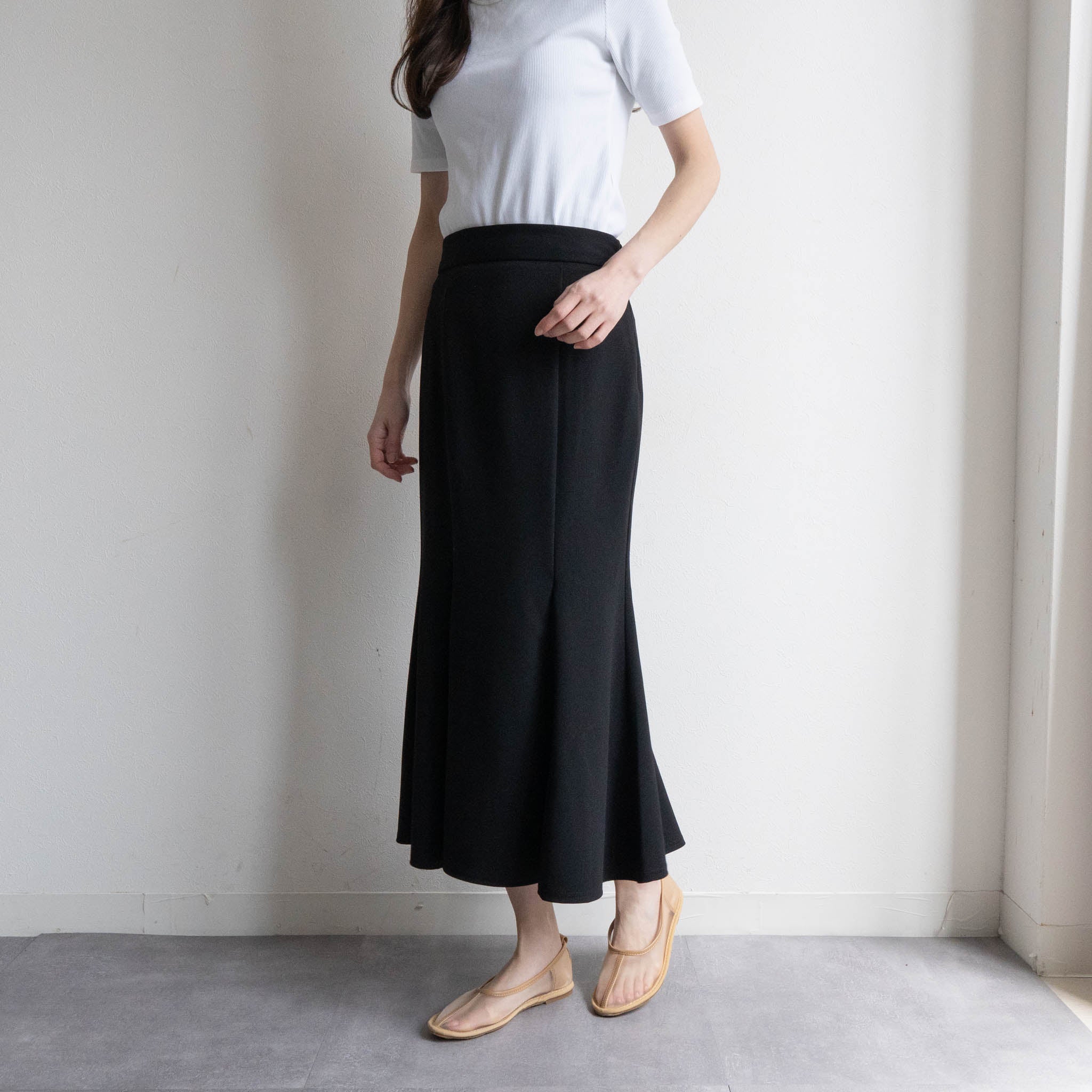 ファビーファビー FABBY FABBY. メッシュシアーフラットシューズ （BE） BE