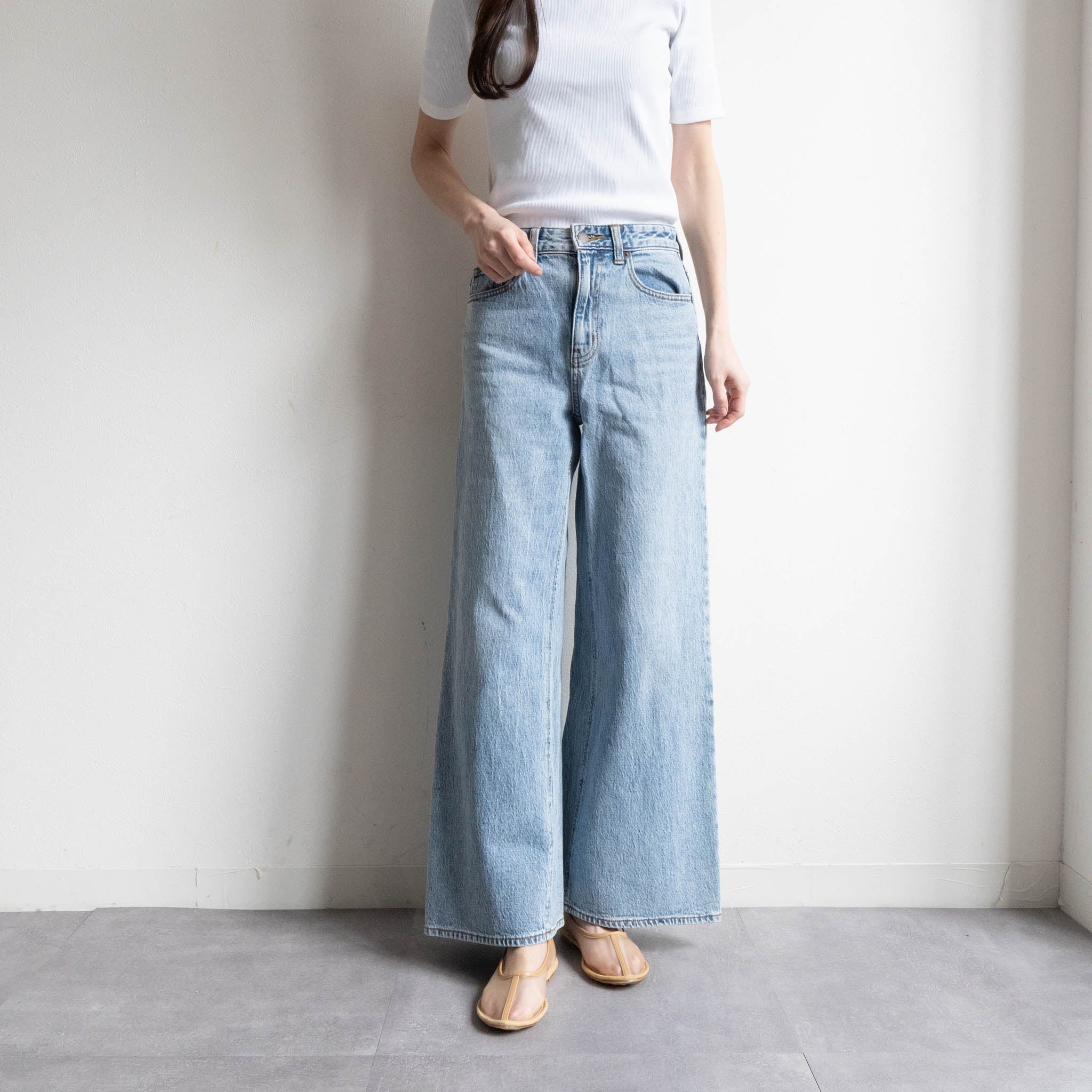 ファビーファビー FABBY FABBY. メッシュシアーフラットシューズ （BE） BE
