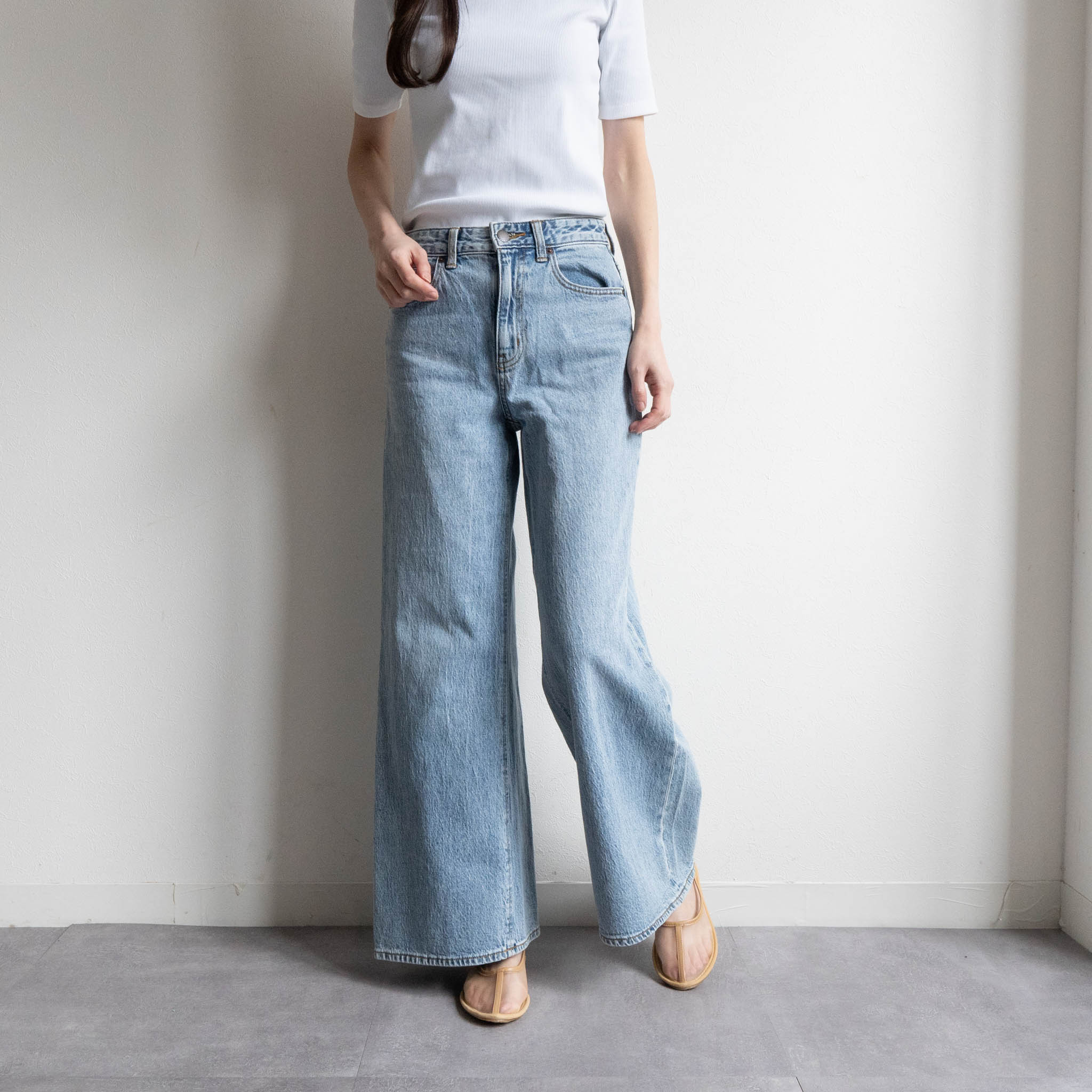 ファビーファビー FABBY FABBY. メッシュシアーフラットシューズ （BE） BE