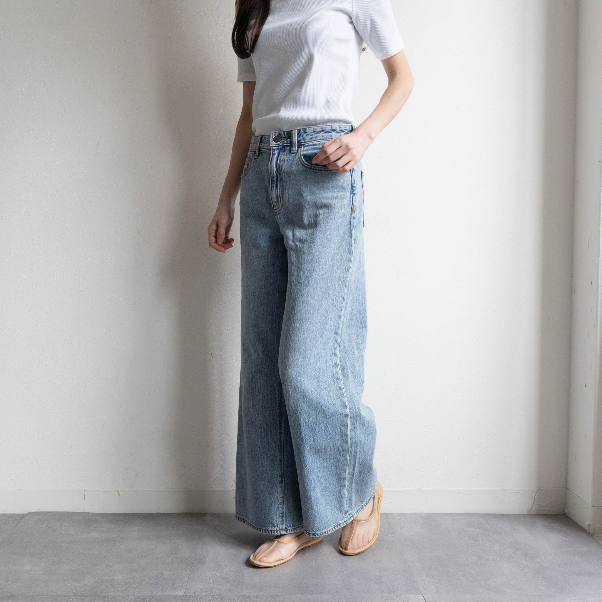ファビーファビー FABBY FABBY. メッシュシアーフラットシューズ （BE） BE