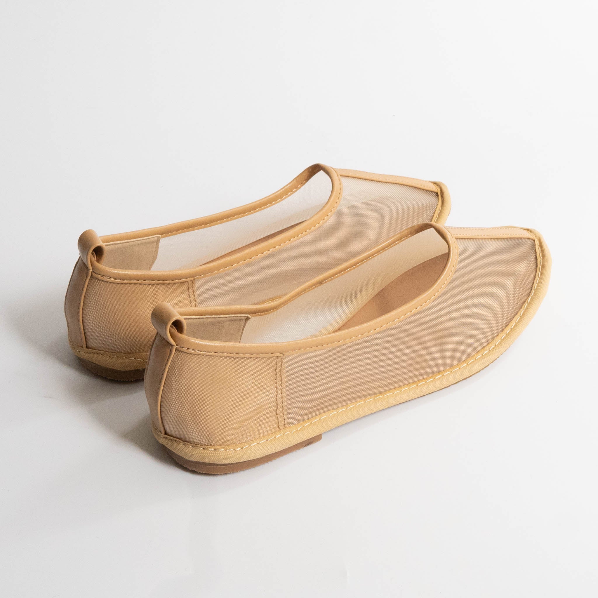 ファビーファビー FABBY FABBY. メッシュシアーフラットシューズ （BE） BE