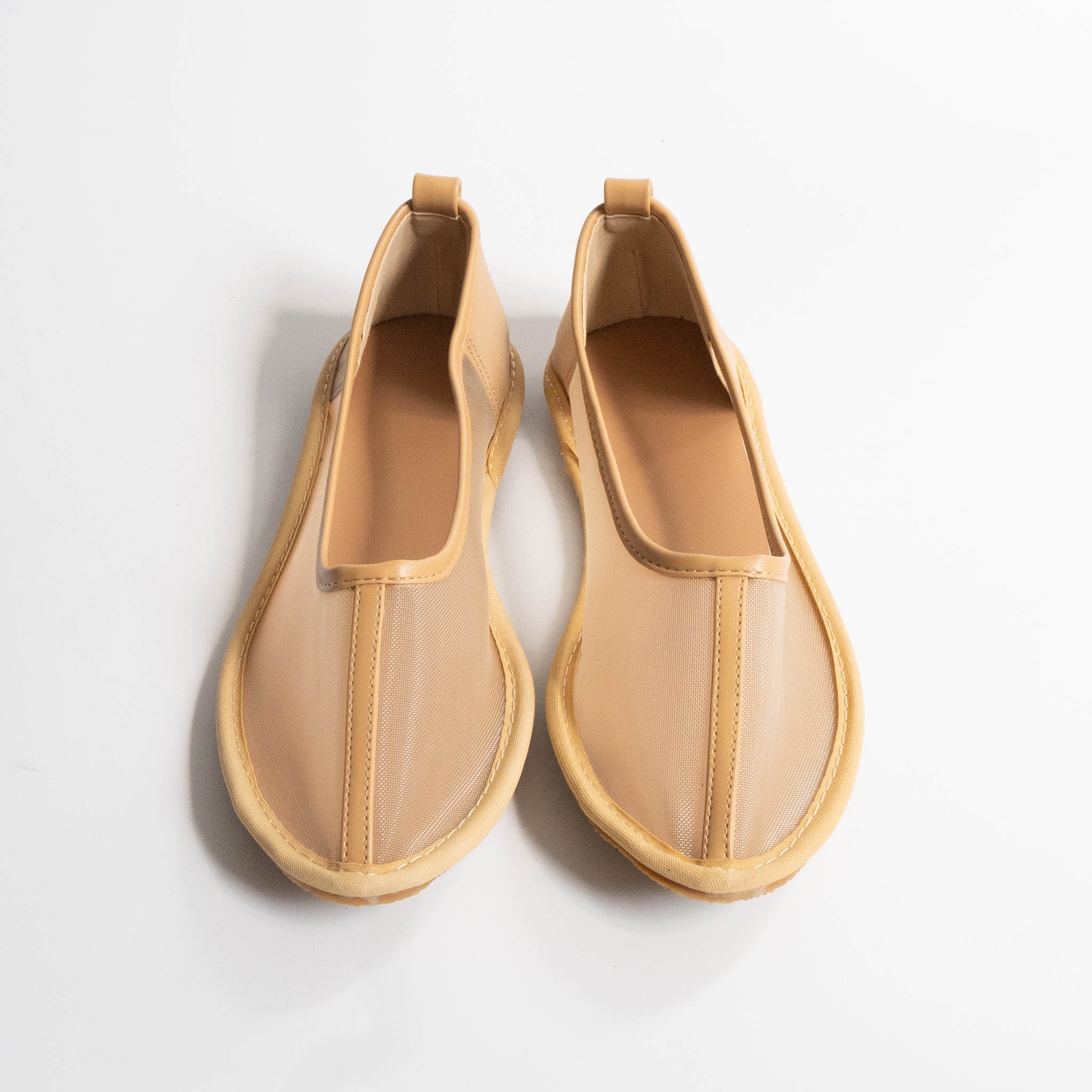 ファビーファビー FABBY FABBY. メッシュシアーフラットシューズ （BE） BE