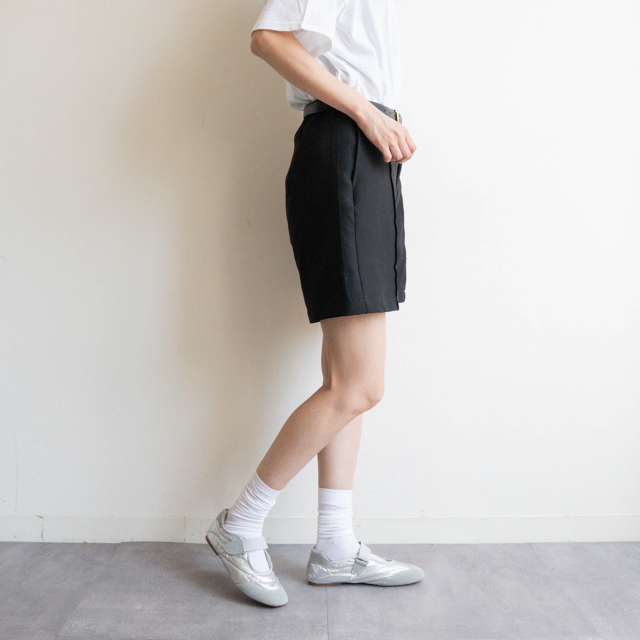 ファビーファビー FABBY FABBY. パラシュートベルクロバレーシューズ （シルバ-） シルバ-