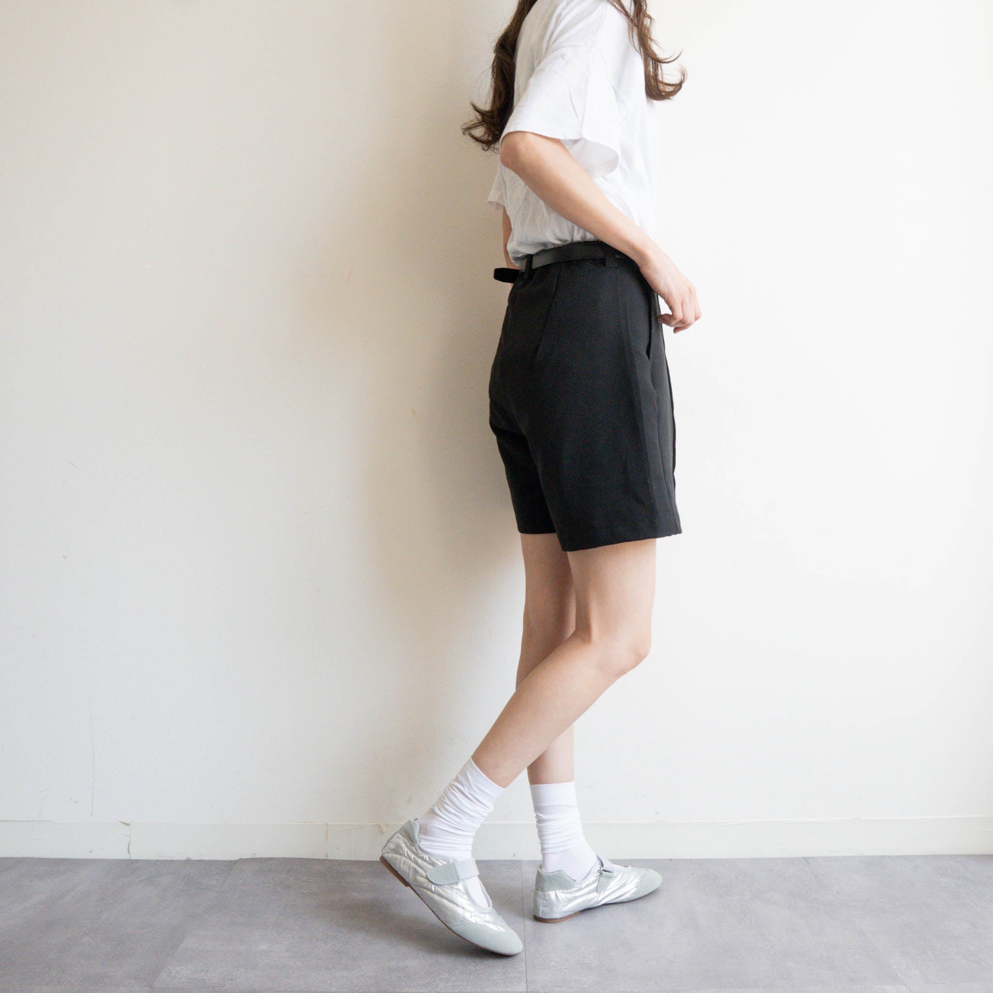 ファビーファビー FABBY FABBY. パラシュートベルクロバレーシューズ （シルバ-） シルバ-