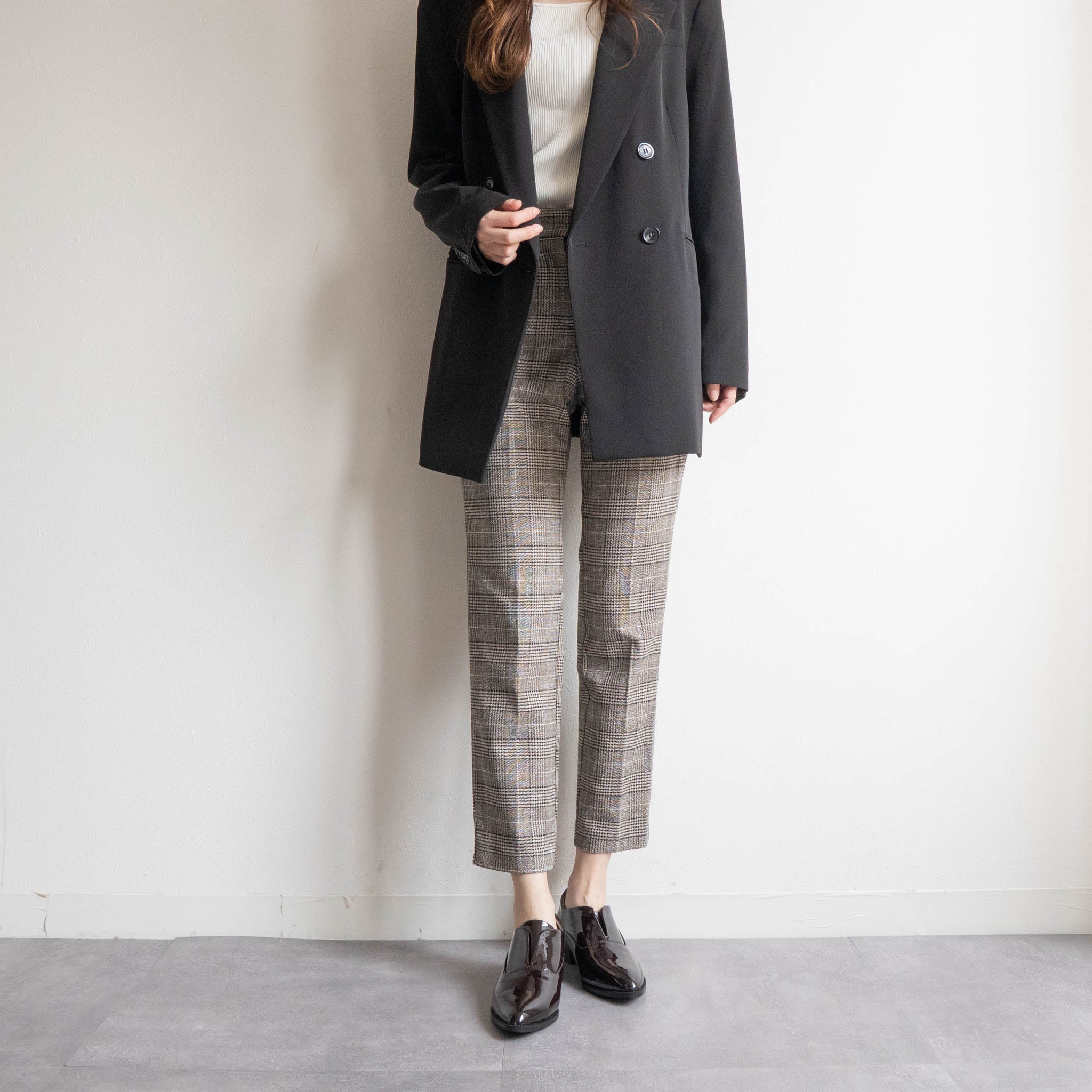 ファビーファビー FABBY FABBY. ポインテッドマニッシュシューズ （ENブラウン） ENブラウン