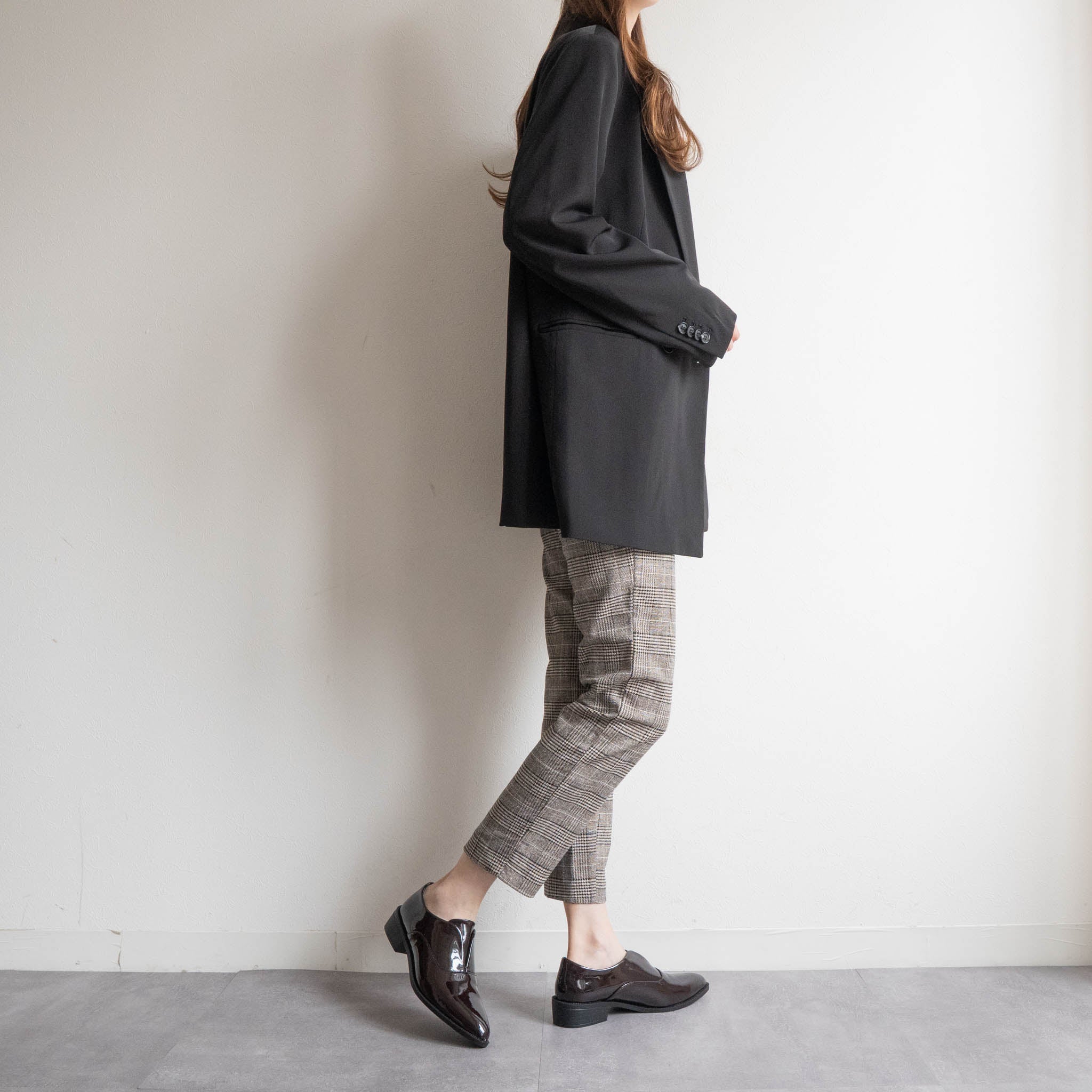 ファビーファビー FABBY FABBY. ポインテッドマニッシュシューズ （ENブラウン） ENブラウン