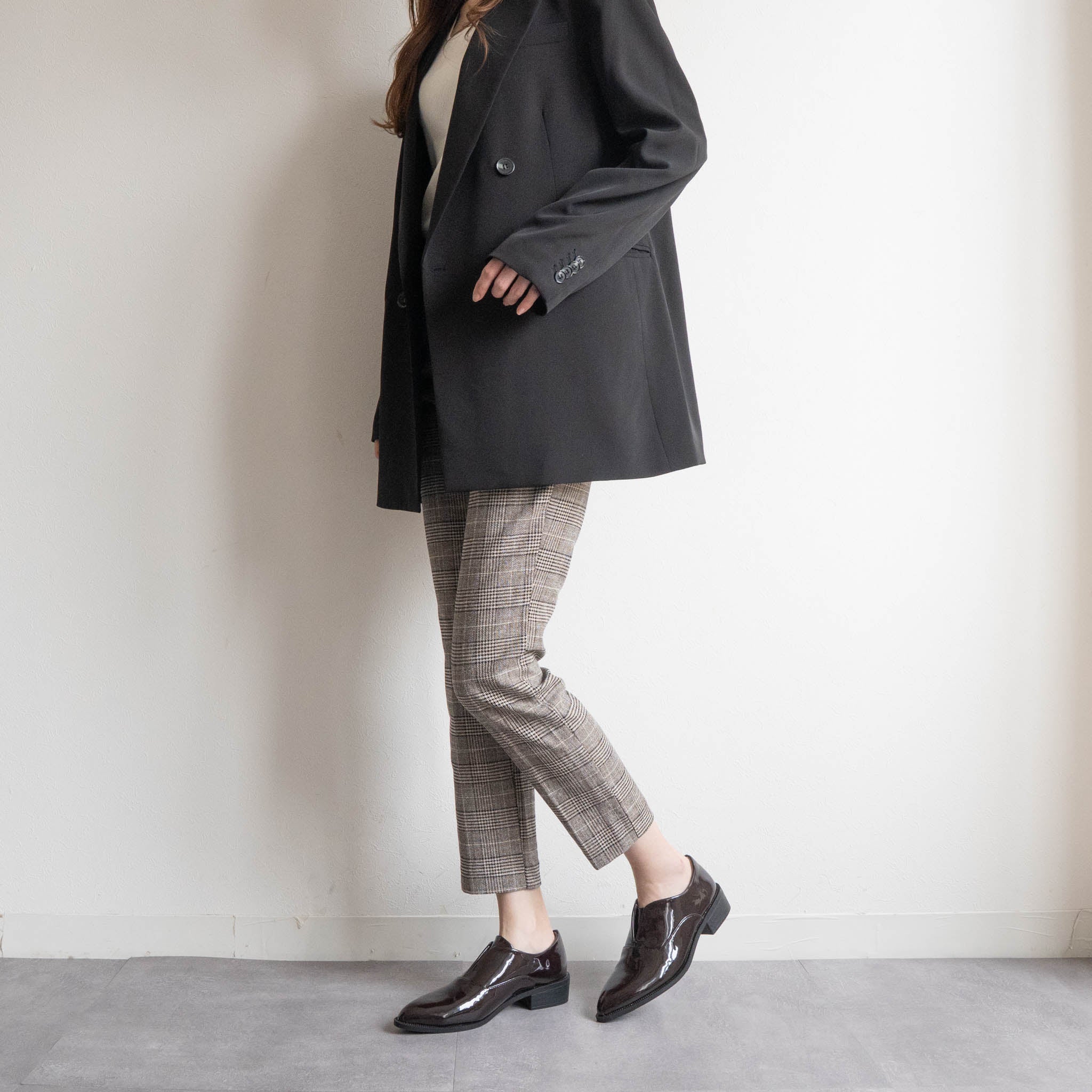 ファビーファビー FABBY FABBY. ポインテッドマニッシュシューズ （ENブラウン） ENブラウン