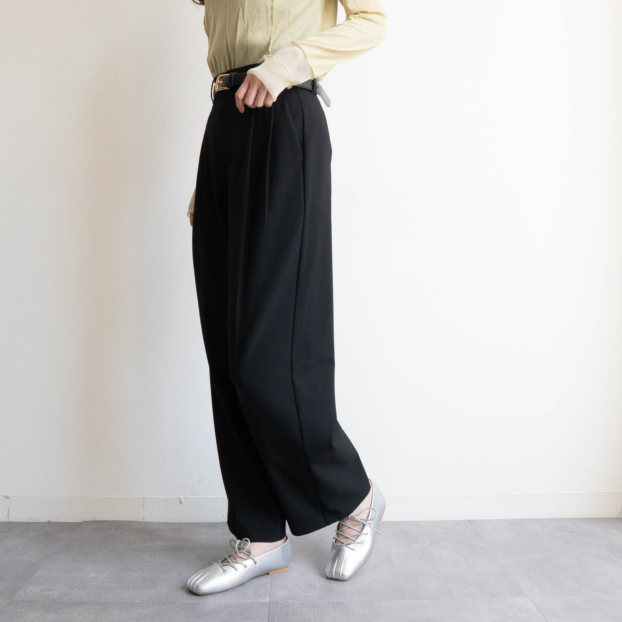 ファビーファビー FABBY FABBY. スクエアーレースアップバレーシューズ （PUシルバー） PUシルバー