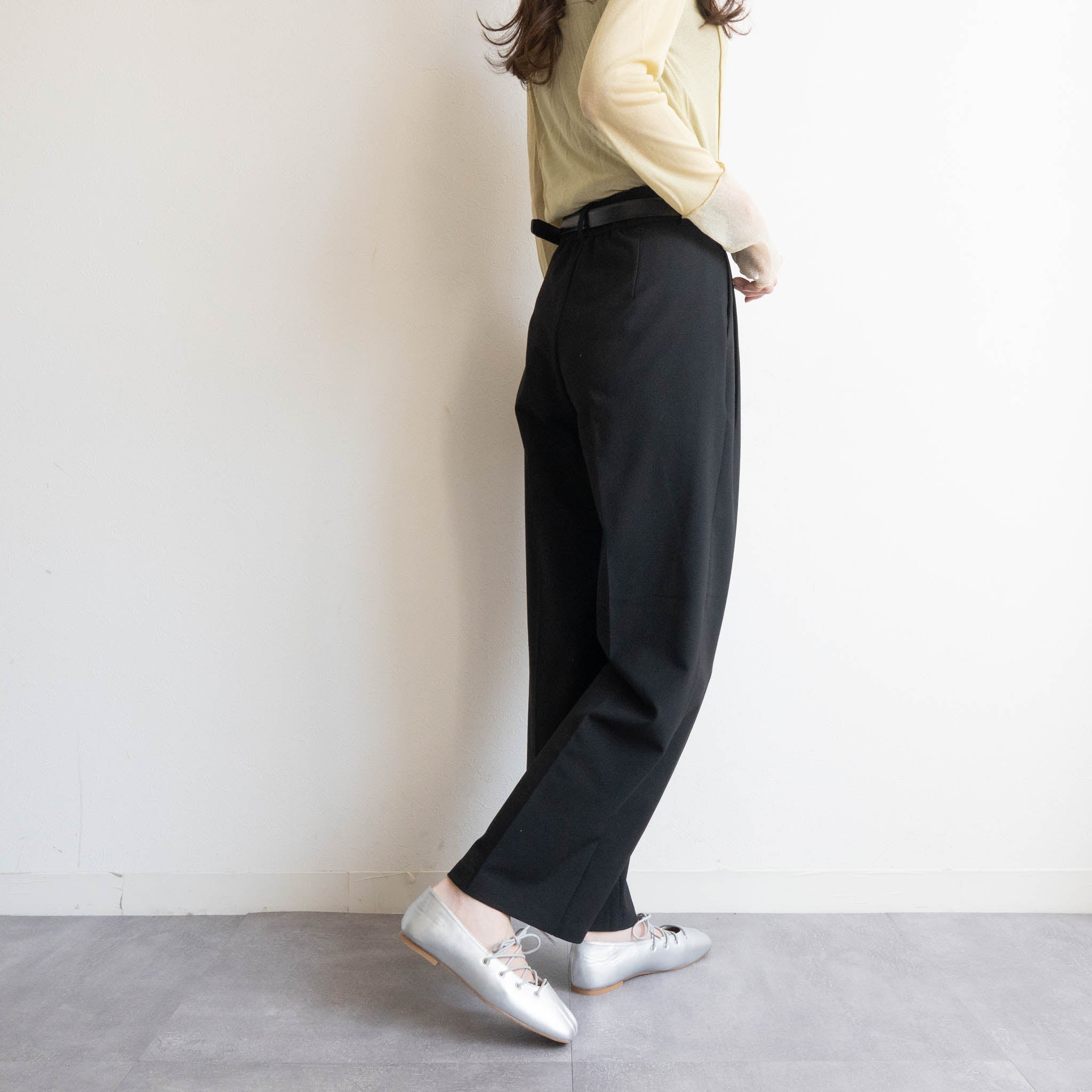 ファビーファビー FABBY FABBY. スクエアーレースアップバレーシューズ （PUシルバー） PUシルバー