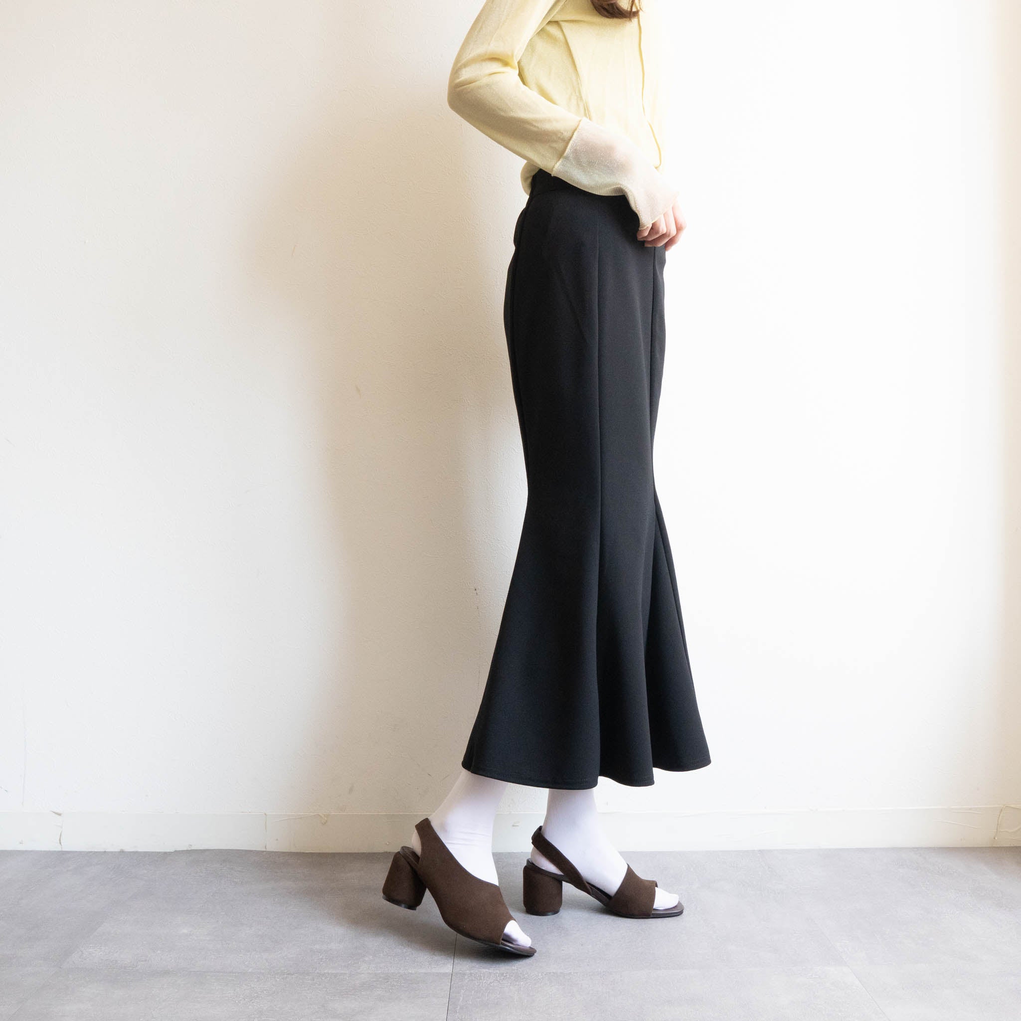 ファビーファビー FABBY FABBY. アシンメトリーバックストラップサンダル （SDブラウン） SDブラウン