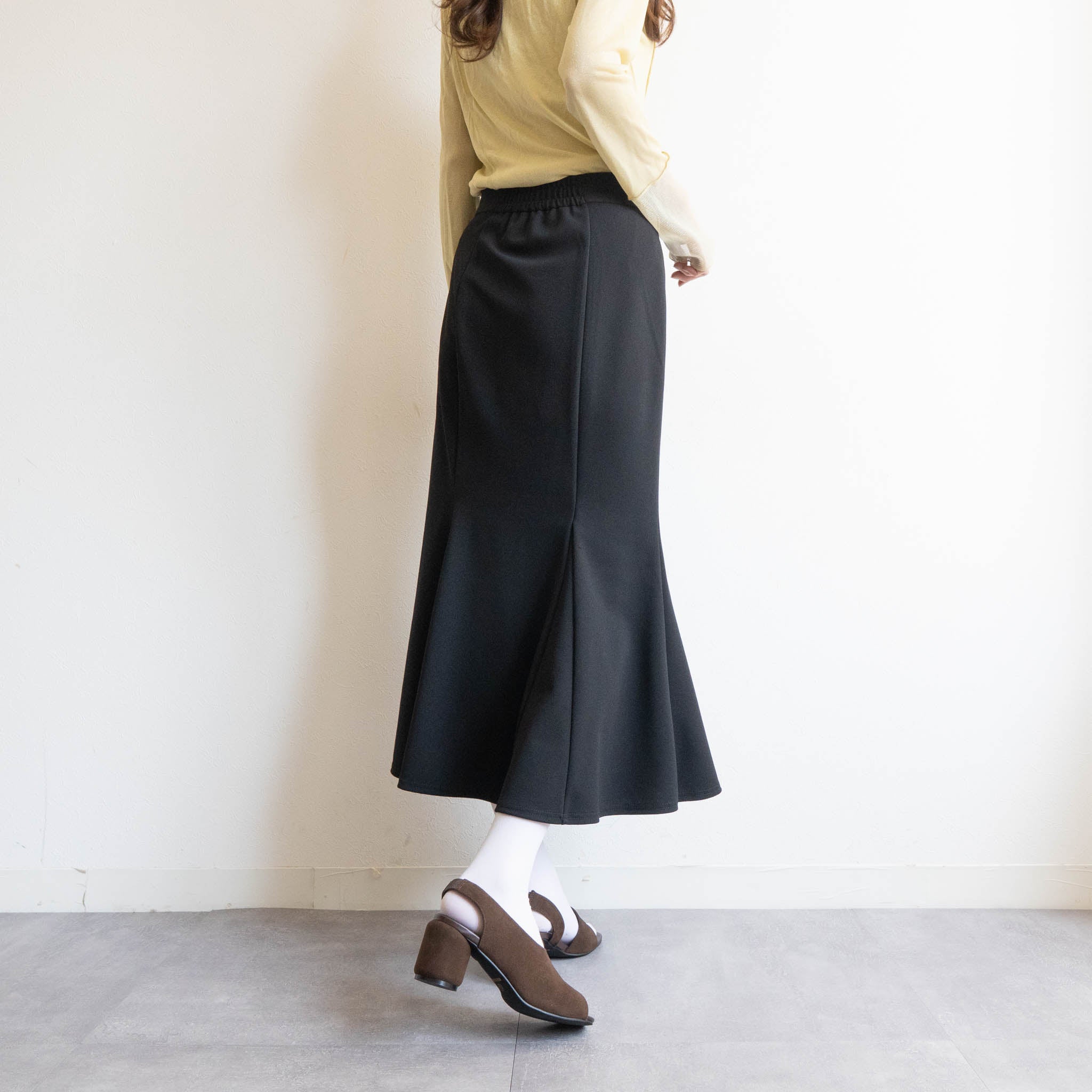 ファビーファビー FABBY FABBY. アシンメトリーバックストラップサンダル （SDブラウン） SDブラウン