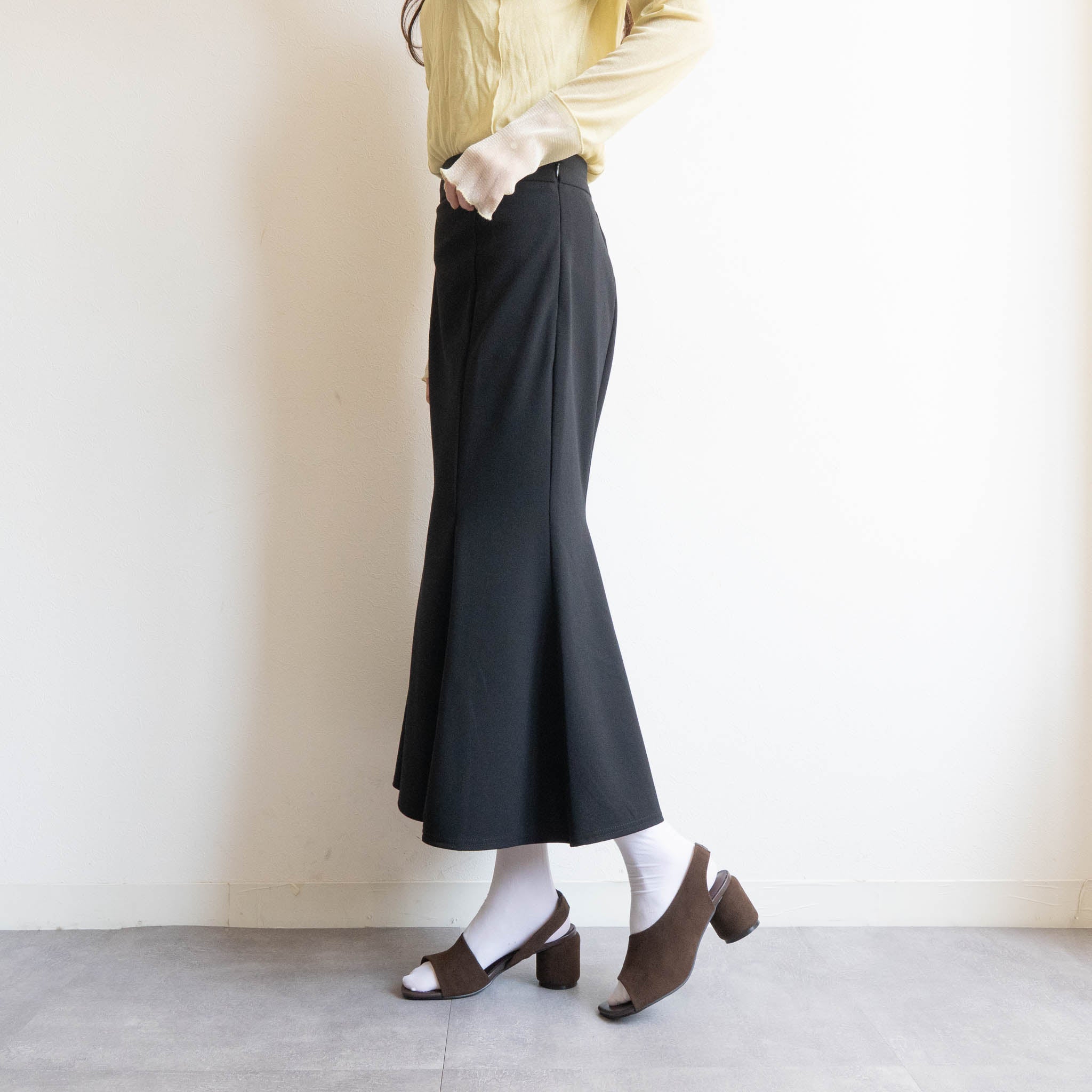 ファビーファビー FABBY FABBY. アシンメトリーバックストラップサンダル （SDブラウン） SDブラウン