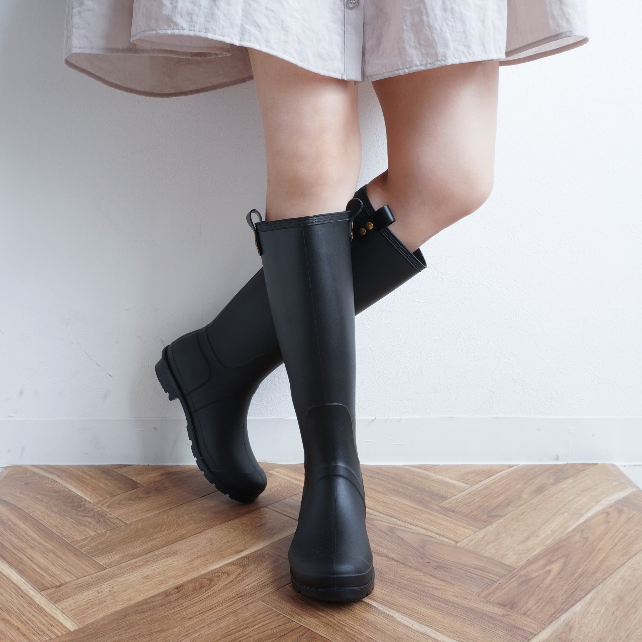 ファビーファビー FABBY FABBY. ロングレインブーツ