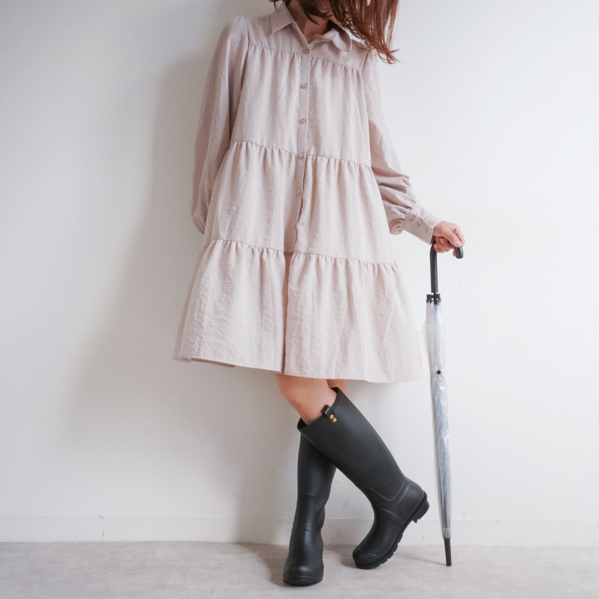 ファビーファビー FABBY FABBY. ロングレインブーツ