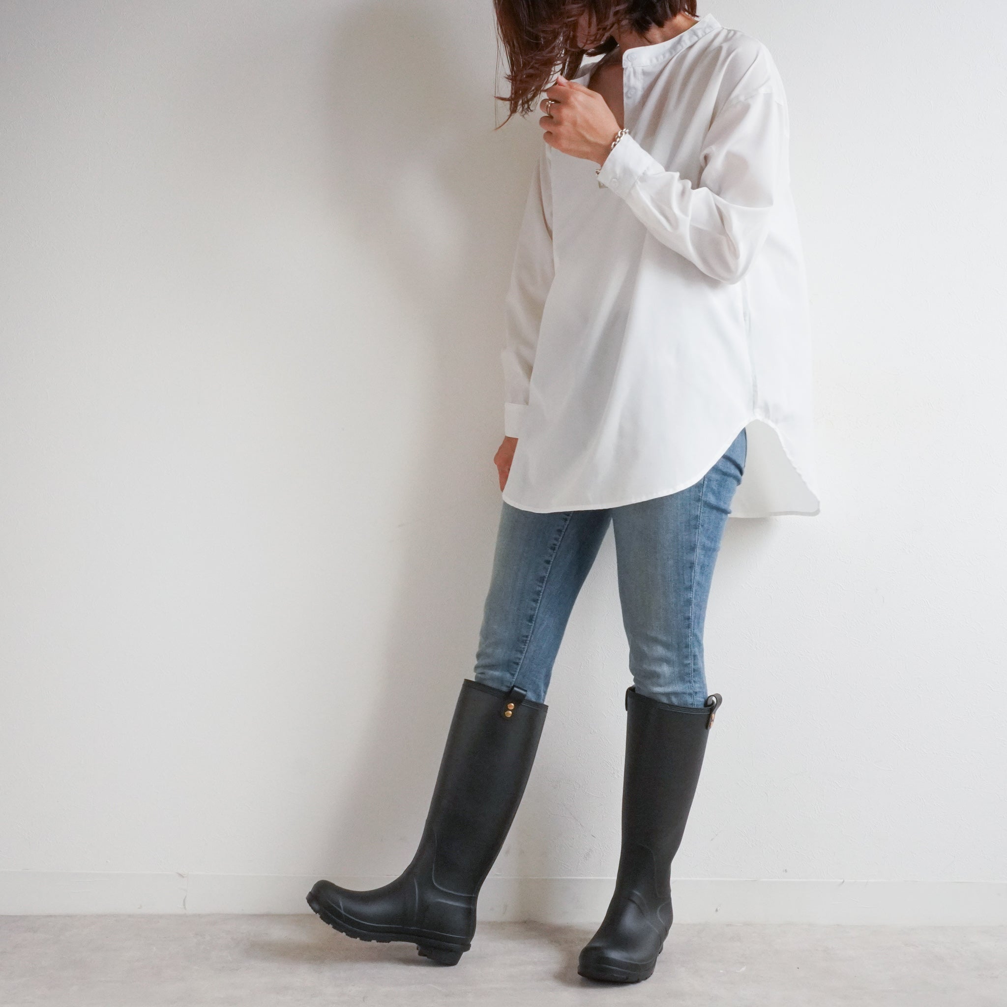 ファビーファビー FABBY FABBY. ロングレインブーツ