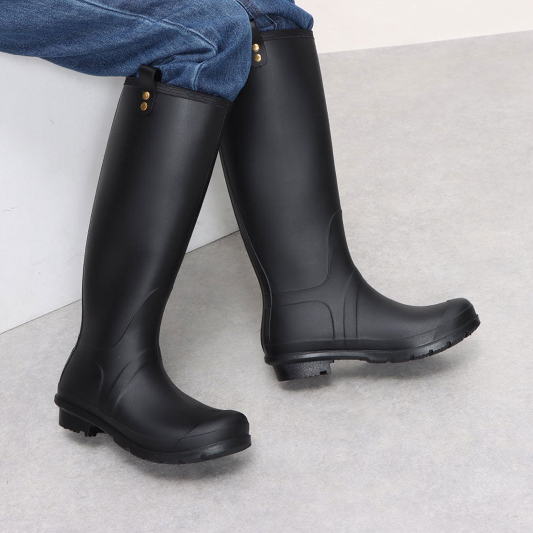 ファビーファビー FABBY FABBY. ロングレインブーツ