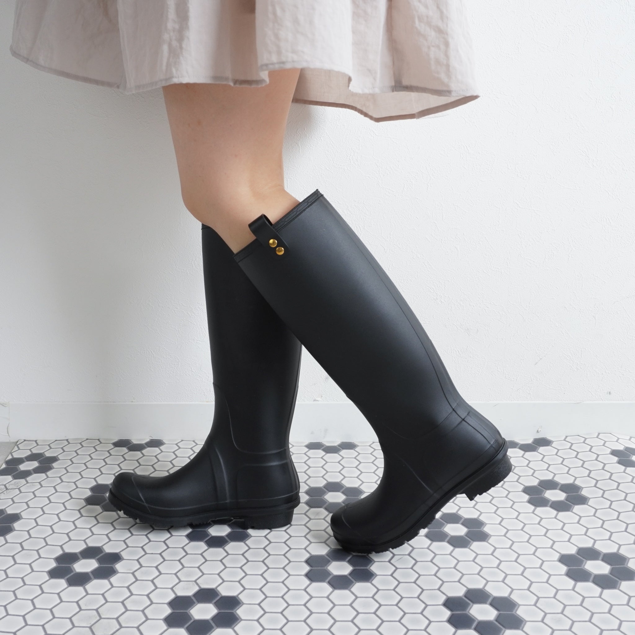 ファビーファビー FABBY FABBY. ロングレインブーツ