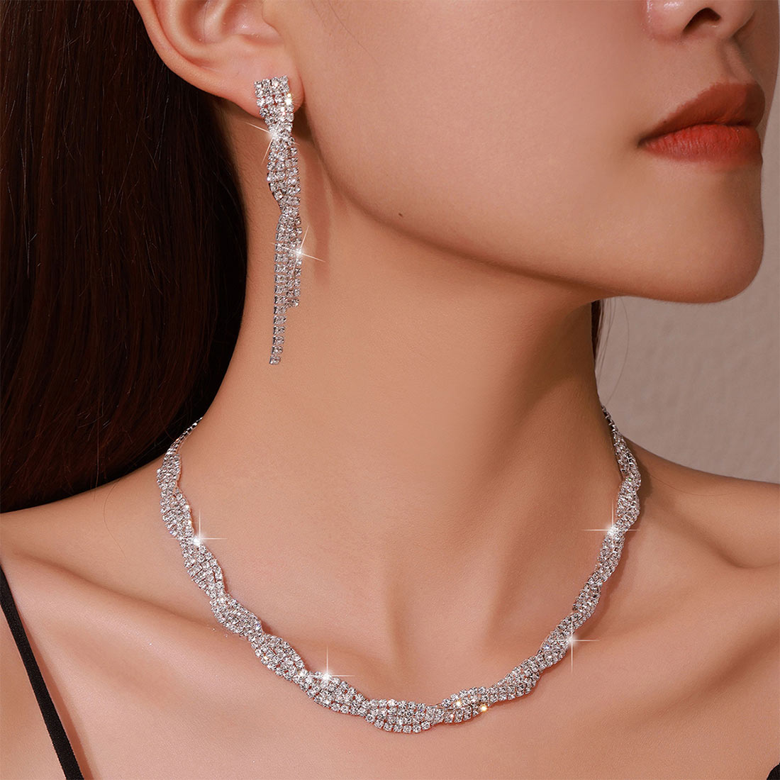 フォースメント Forcement 【2点セット】ネックレスとピアス（両耳）のセット （シルバー） シルバー