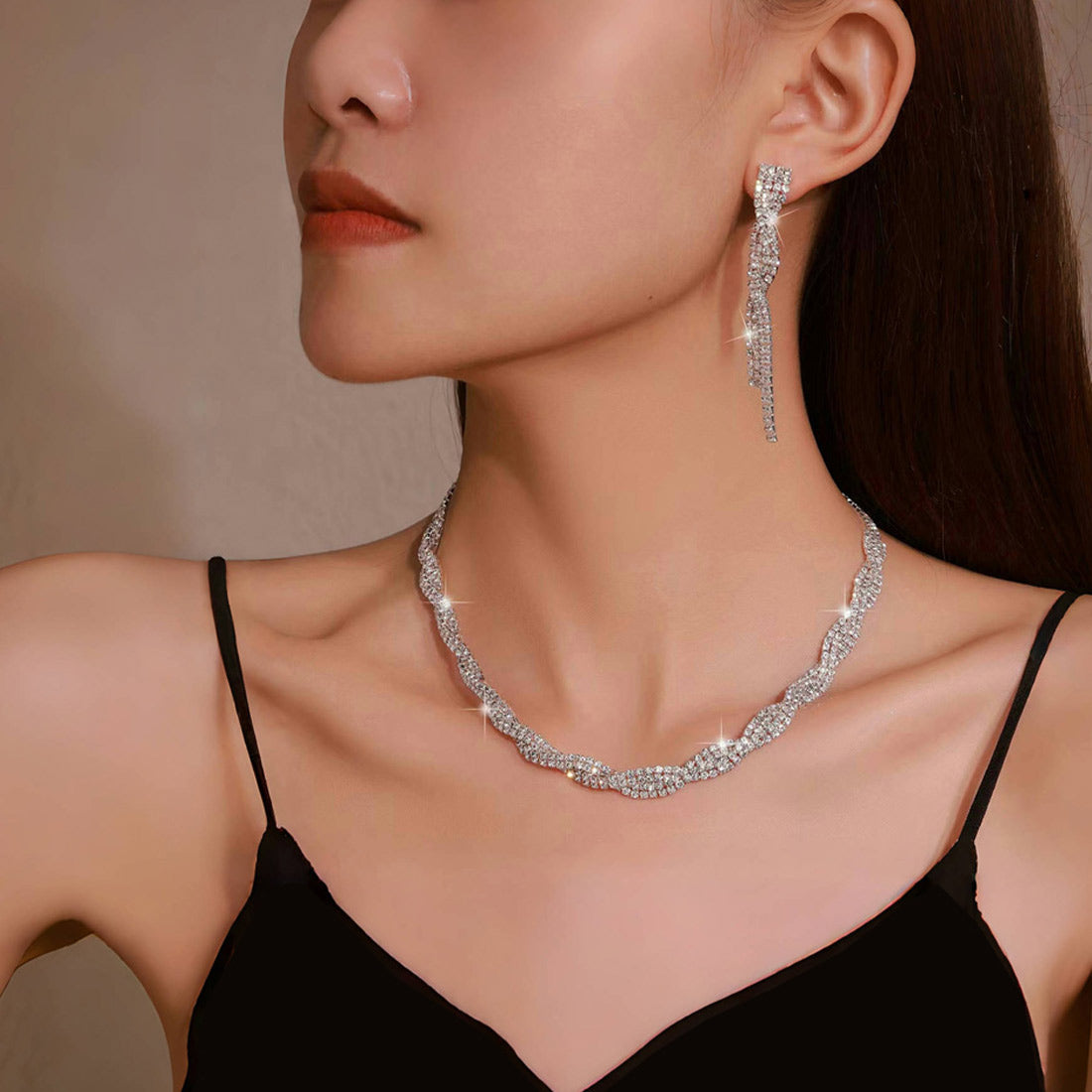 フォースメント Forcement 【2点セット】ネックレスとピアス（両耳）のセット （シルバー） シルバー