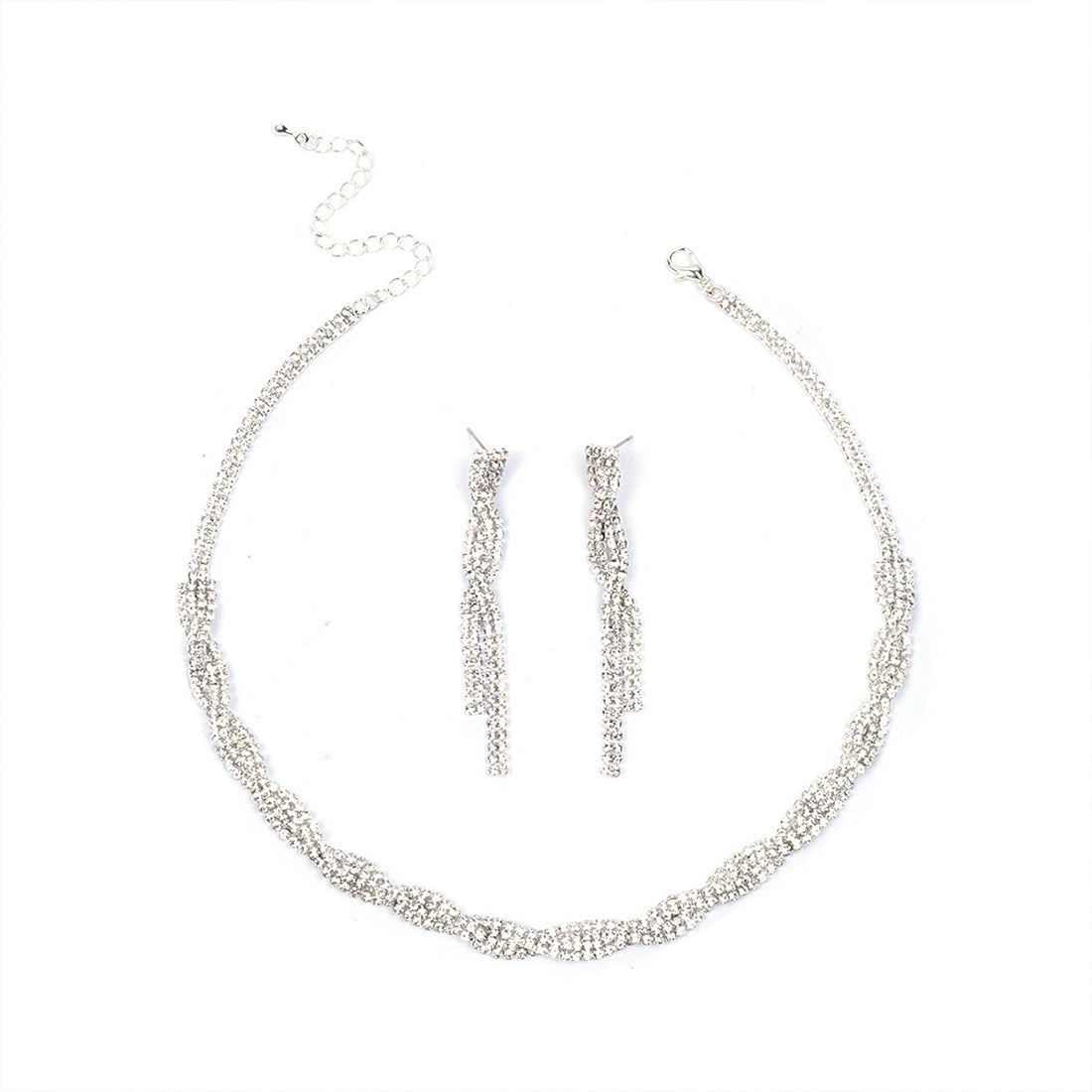 フォースメント Forcement 【2点セット】ネックレスとピアス（両耳）のセット （シルバー） シルバー