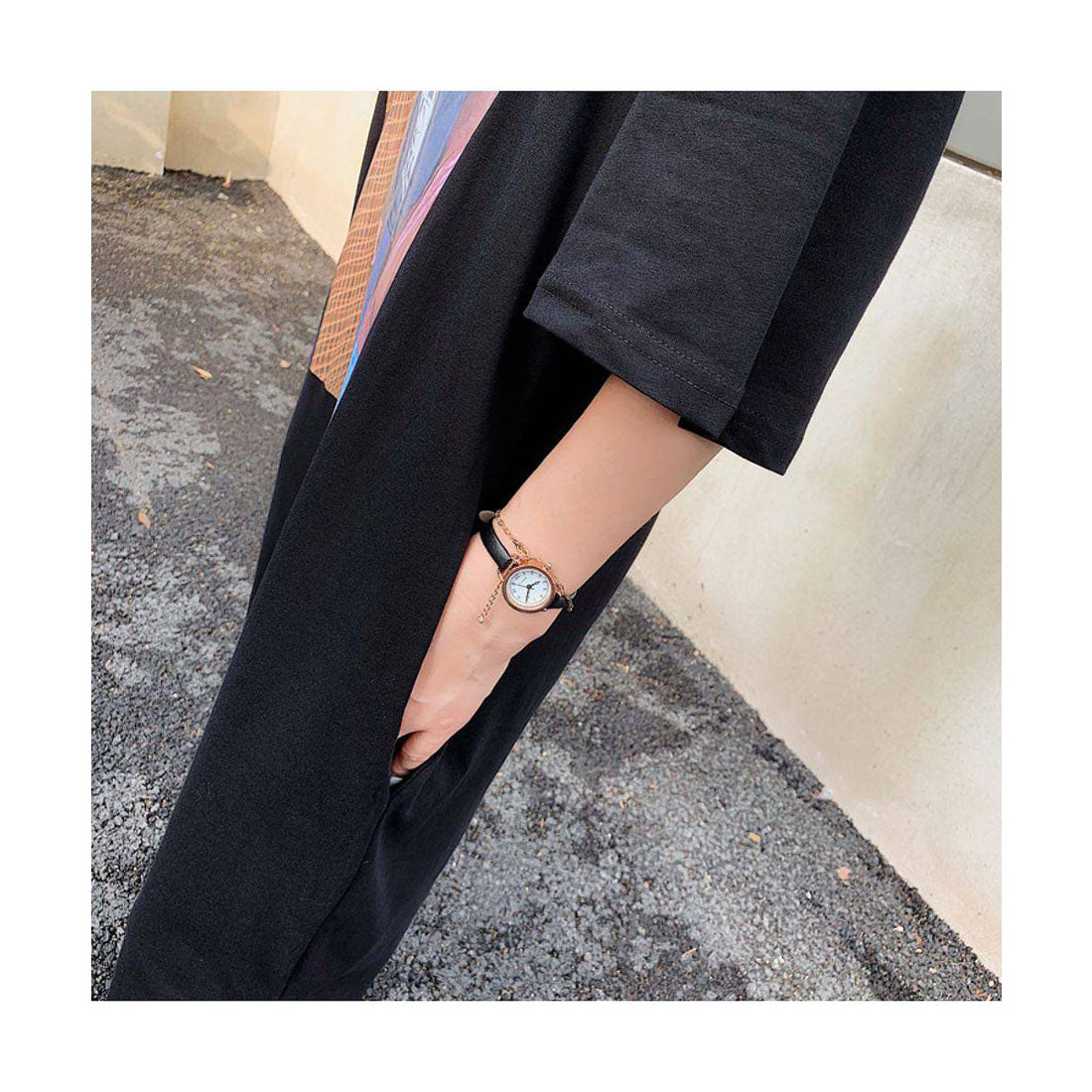 フォースメント Forcement グラフィックプリントカットワンピ