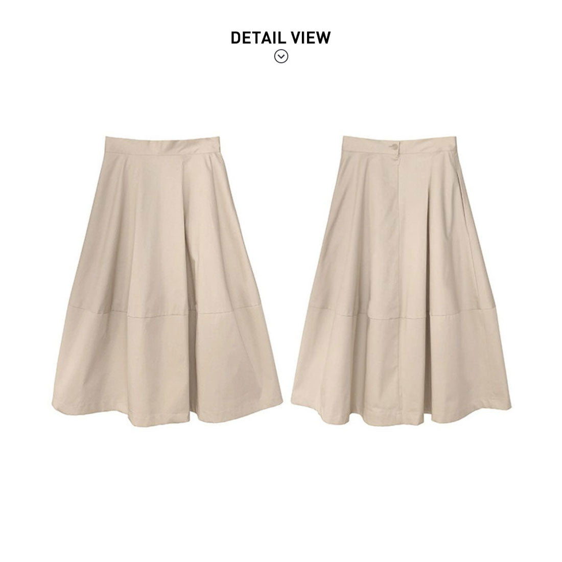 フォースメント Forcement Aラインコットンスカート