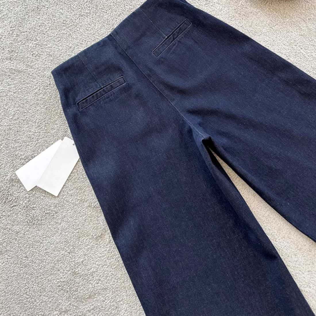 フォースメント Forcement ふんわりかわいいカーブデニムパンツ （ブルー） ブルー