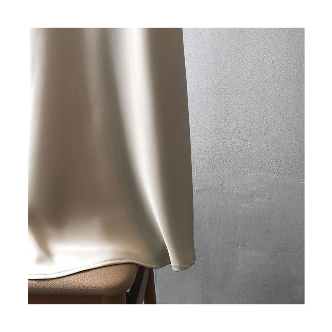 フォースメント Forcement テクいらずで映えるサテン風ロングスカート