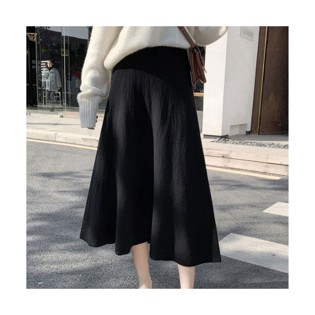 フォースメント Forcement ニットフレアスカート