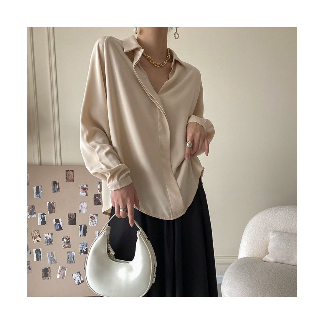 Forcement Loose Design Shirt
