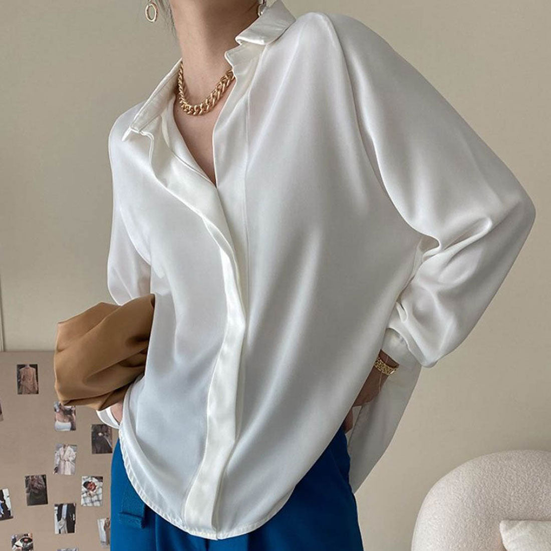 Forcement Loose Design Shirt