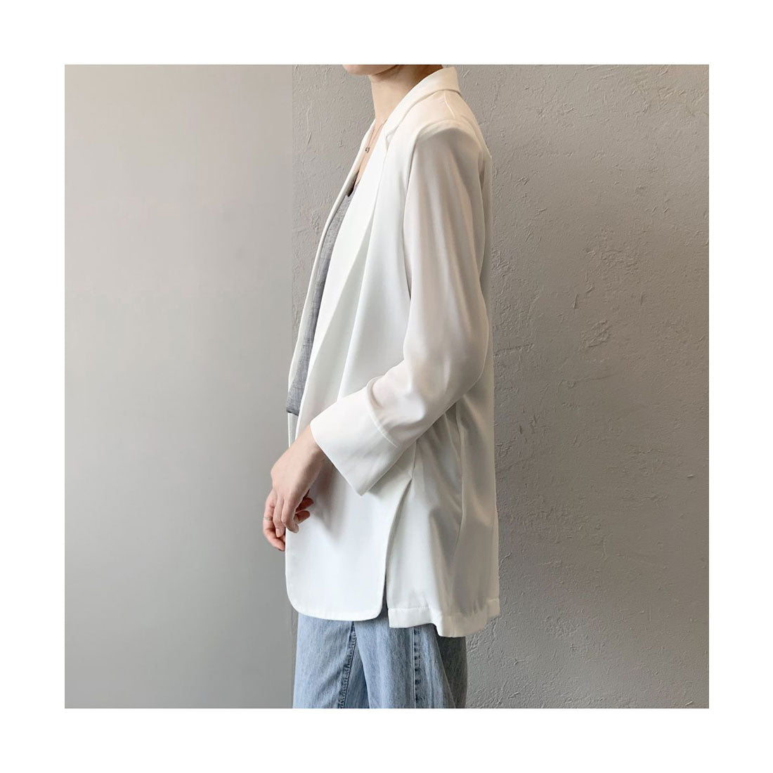 フォースメント Forcement ロングテーラードジャケット