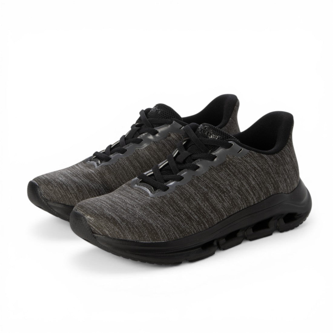 フィットパートナー Fit Partner ハンズフリータイプ 「瞬スポ」 軽量ニットスニーカー （BLK） BLK