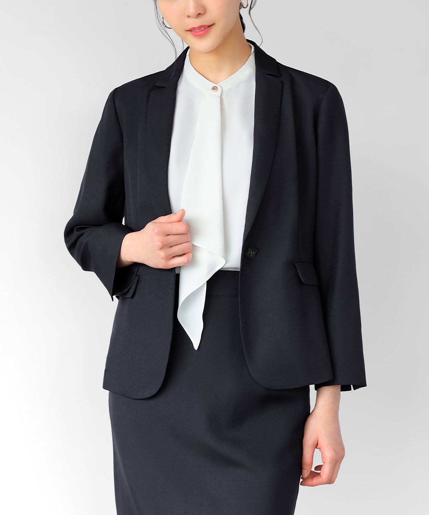 Flolia Tailored Jacket 【Customizable】 Formal Ceremony Graduation Ceremony Entrance Ceremony Business Occasion 【Washable】