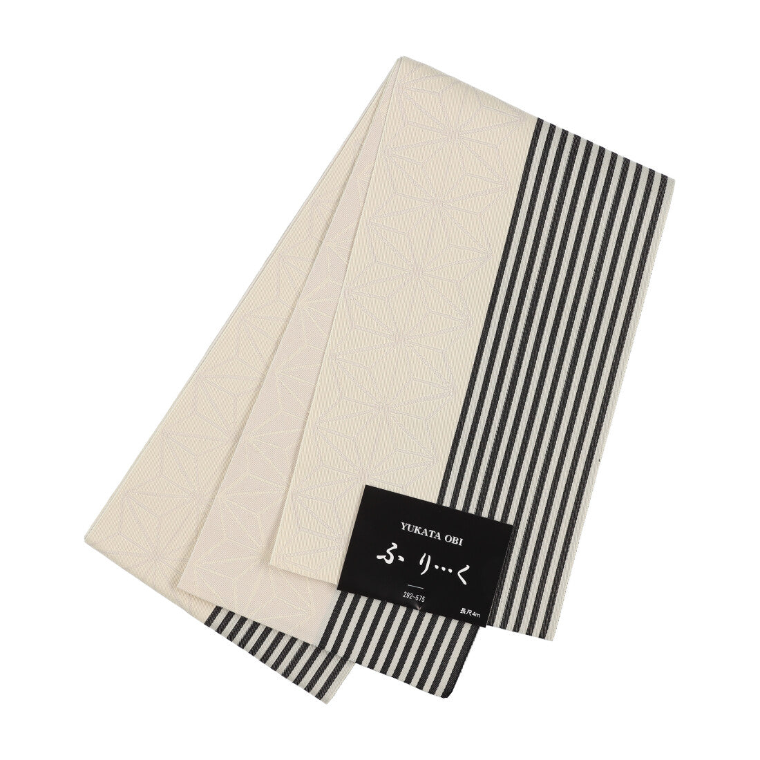 Face Girl Half Border Hemp Leaf Yukata Obi Plain Pattern