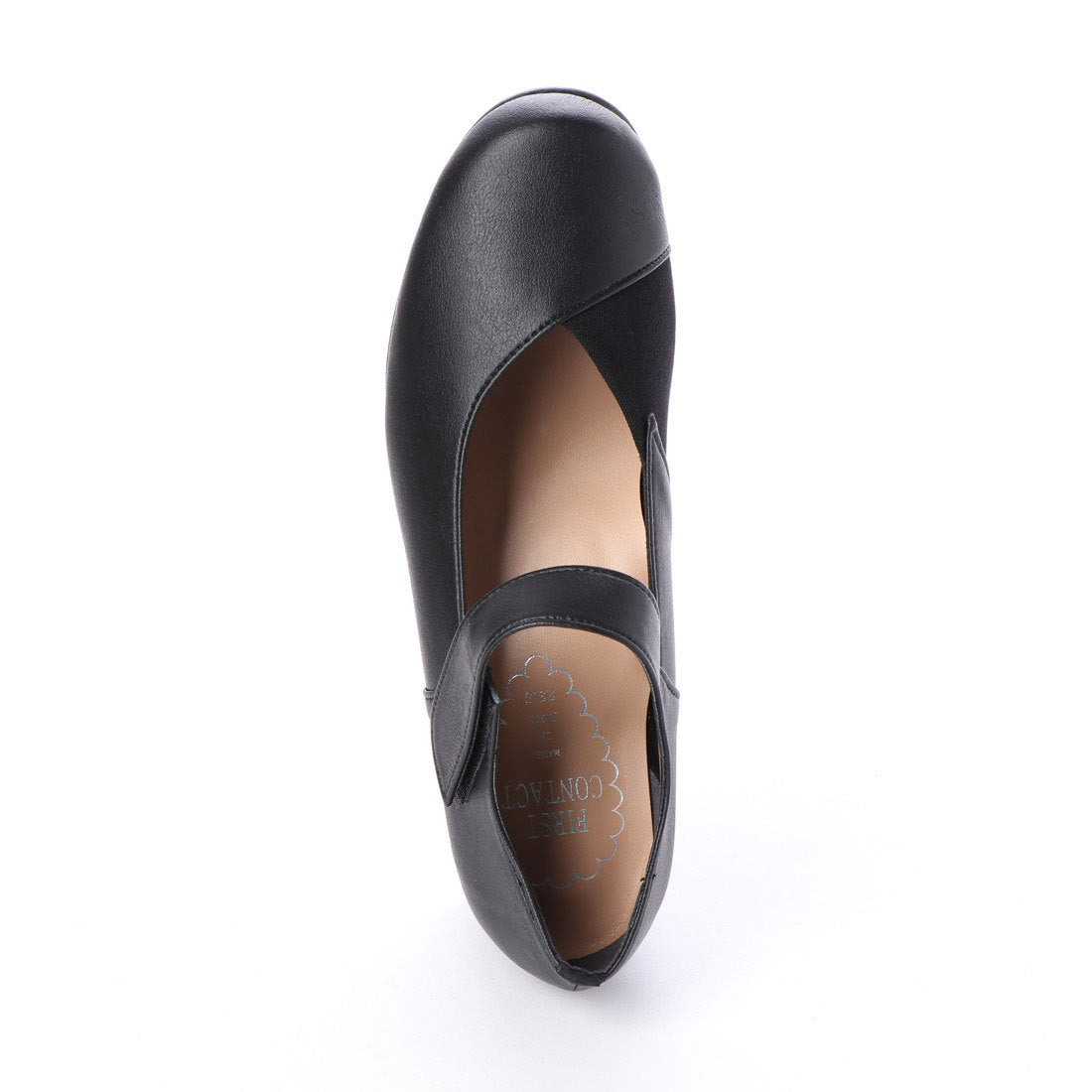 First Contact Made in Japan Wedge sole with instep strap Comfort pumps