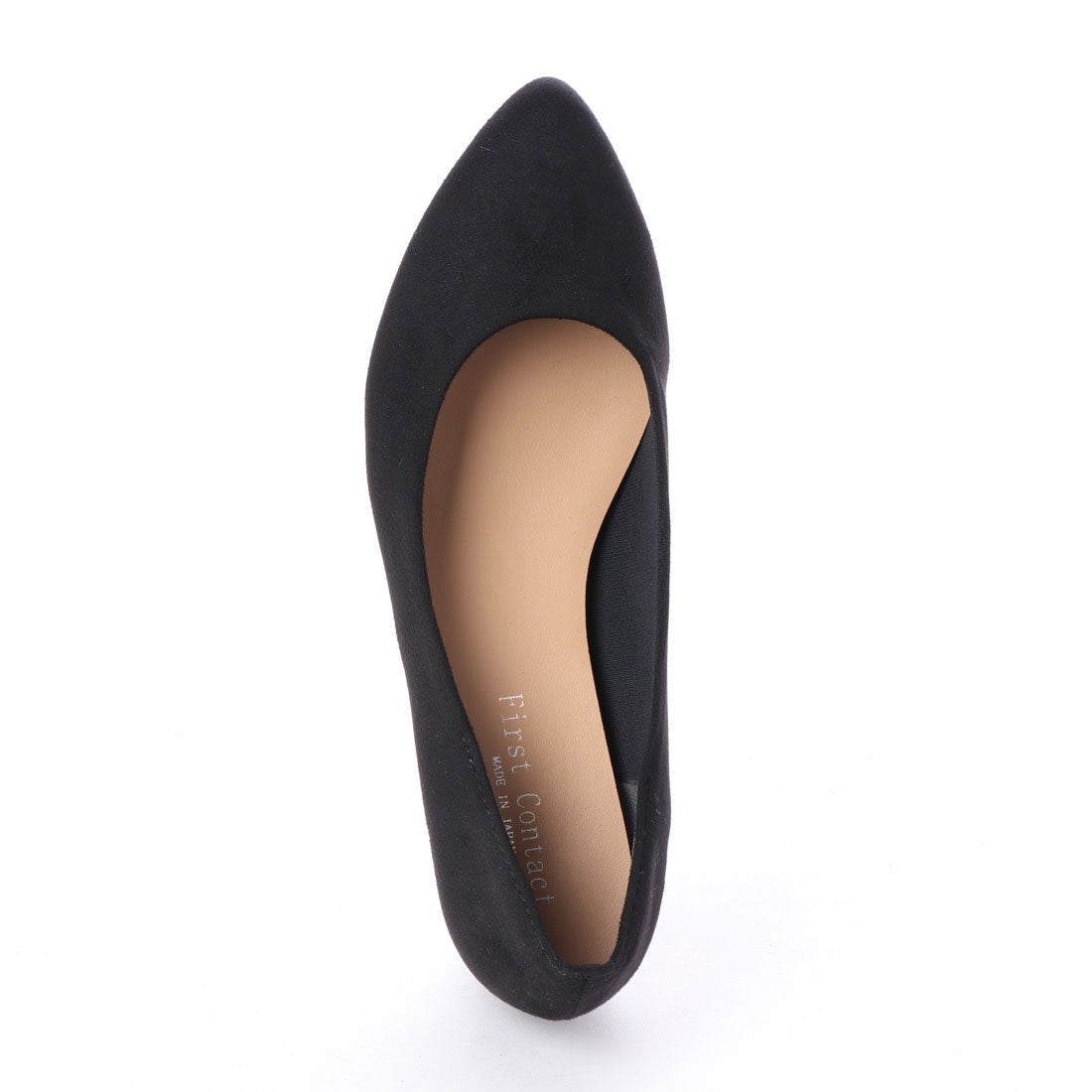 ファーストコンタクト First Contact 日本製パンプス ファーストコンタクト ミドルヒール4cm スムース フォーマル 黒