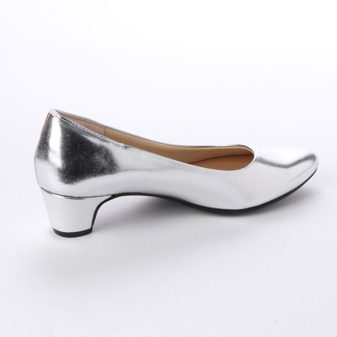First Contact Japanese-made pumps, First Contact, mid-heel 4cm, smooth, formal, black