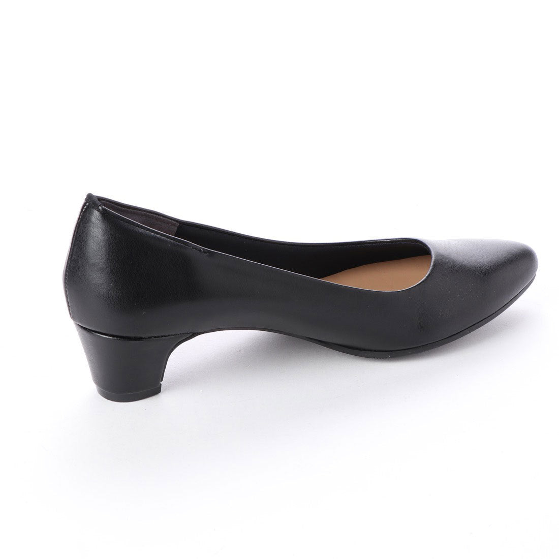 First Contact Japanese-made pumps, First Contact, mid-heel 4cm, smooth, formal, black