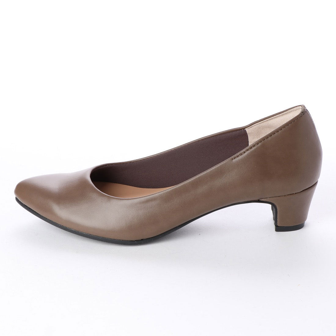 First Contact Japanese-made pumps, First Contact, mid-heel 4cm, smooth, formal, black