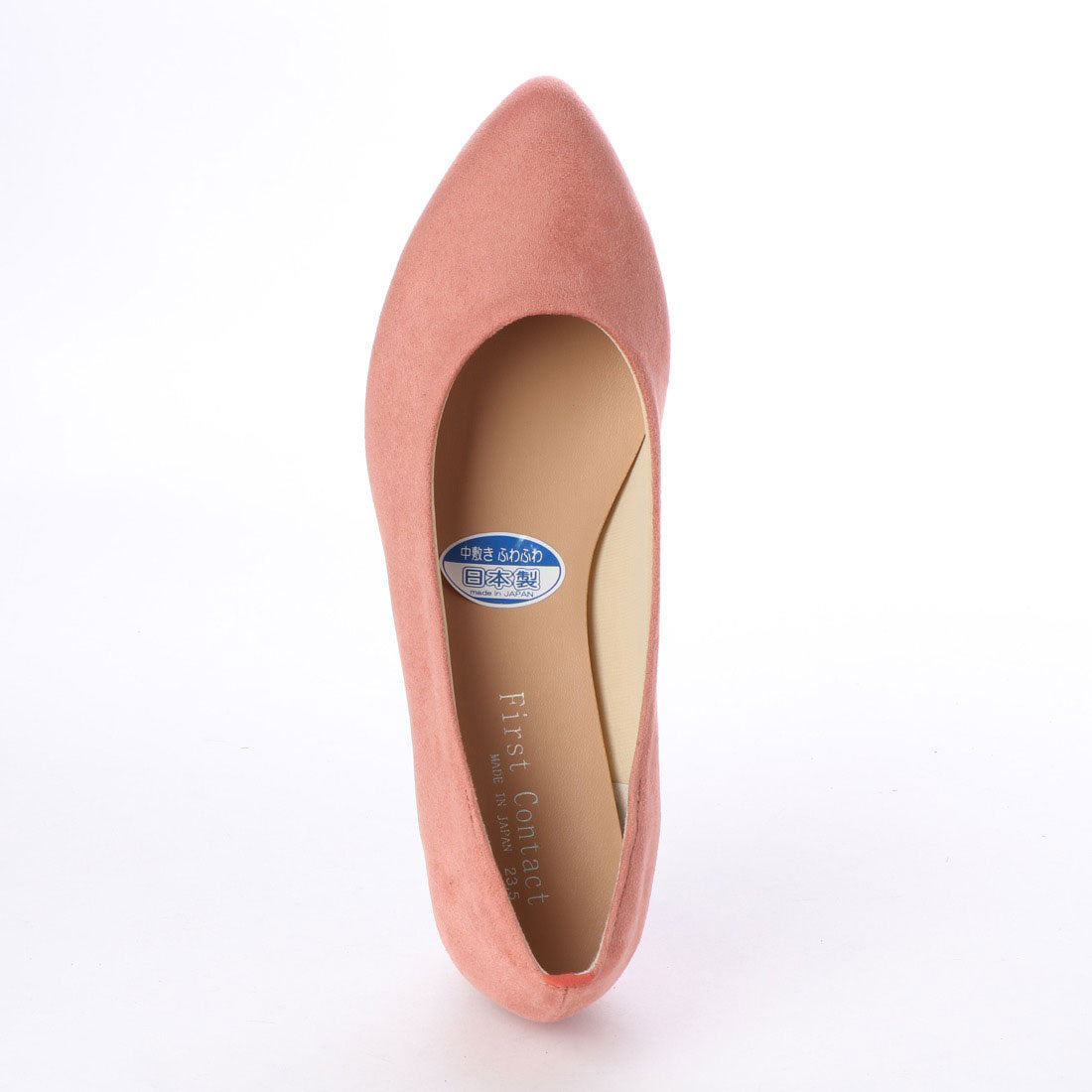 First Contact Japanese-made pumps, First Contact, mid-heel 4cm, smooth, formal, black