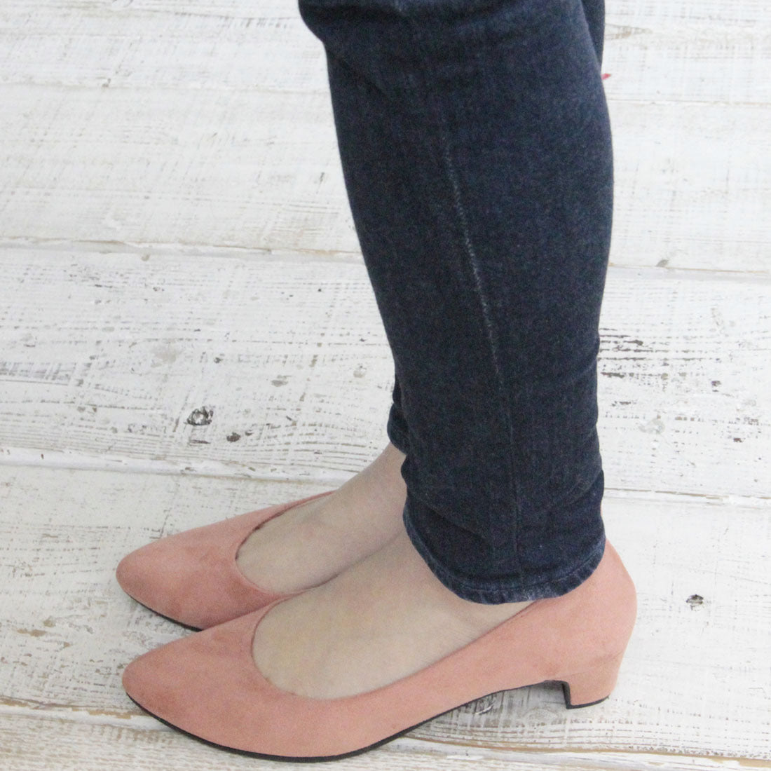 First Contact Japanese-made pumps, First Contact, mid-heel 4cm, smooth, formal, black